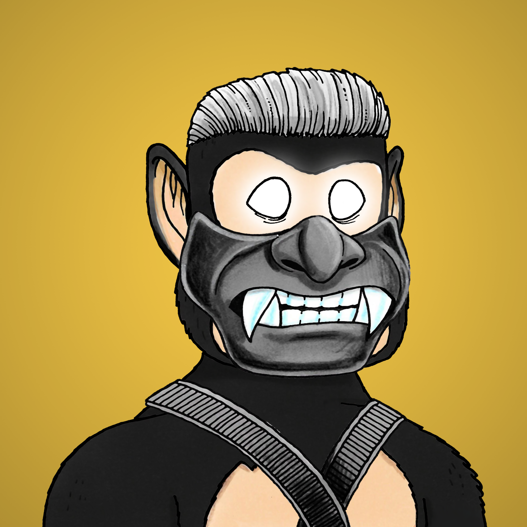 George Trosley - Jungle Freaks - Jungle Freak 877 - NFT # 877