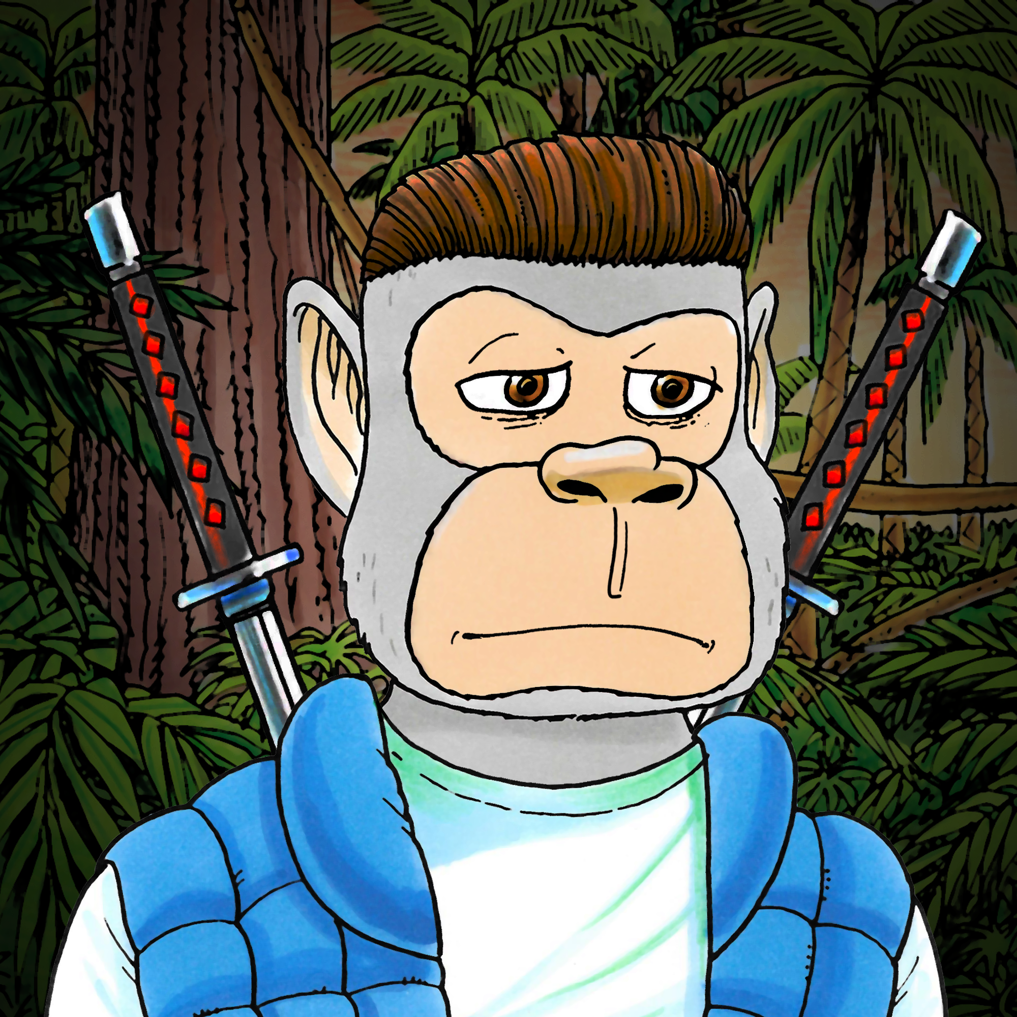 George Trosley - Jungle Freaks - Jungle Freak 8770 - NFT # 8770