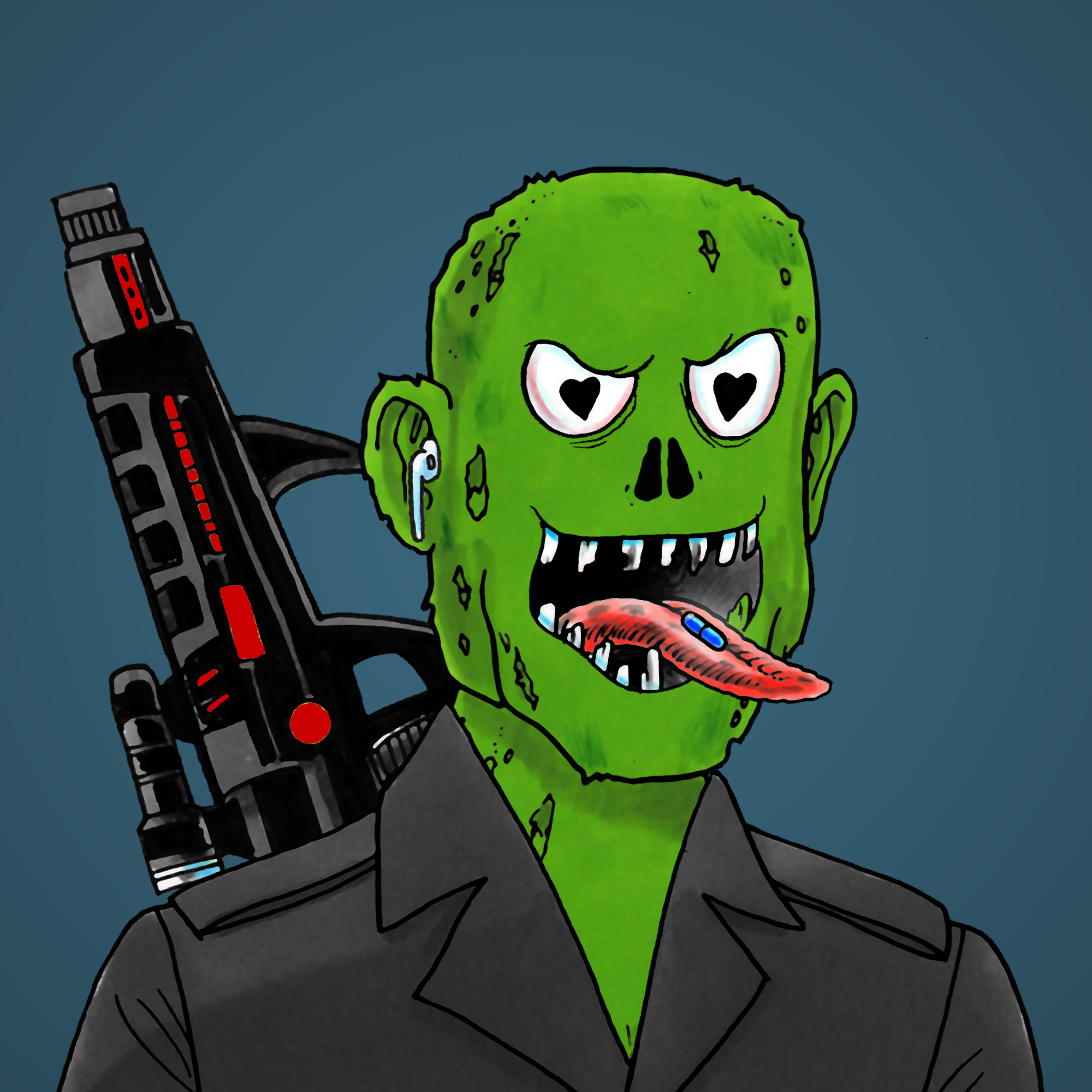 George Trosley - Jungle Freaks - Jungle Freak 8771 - NFT # 8771