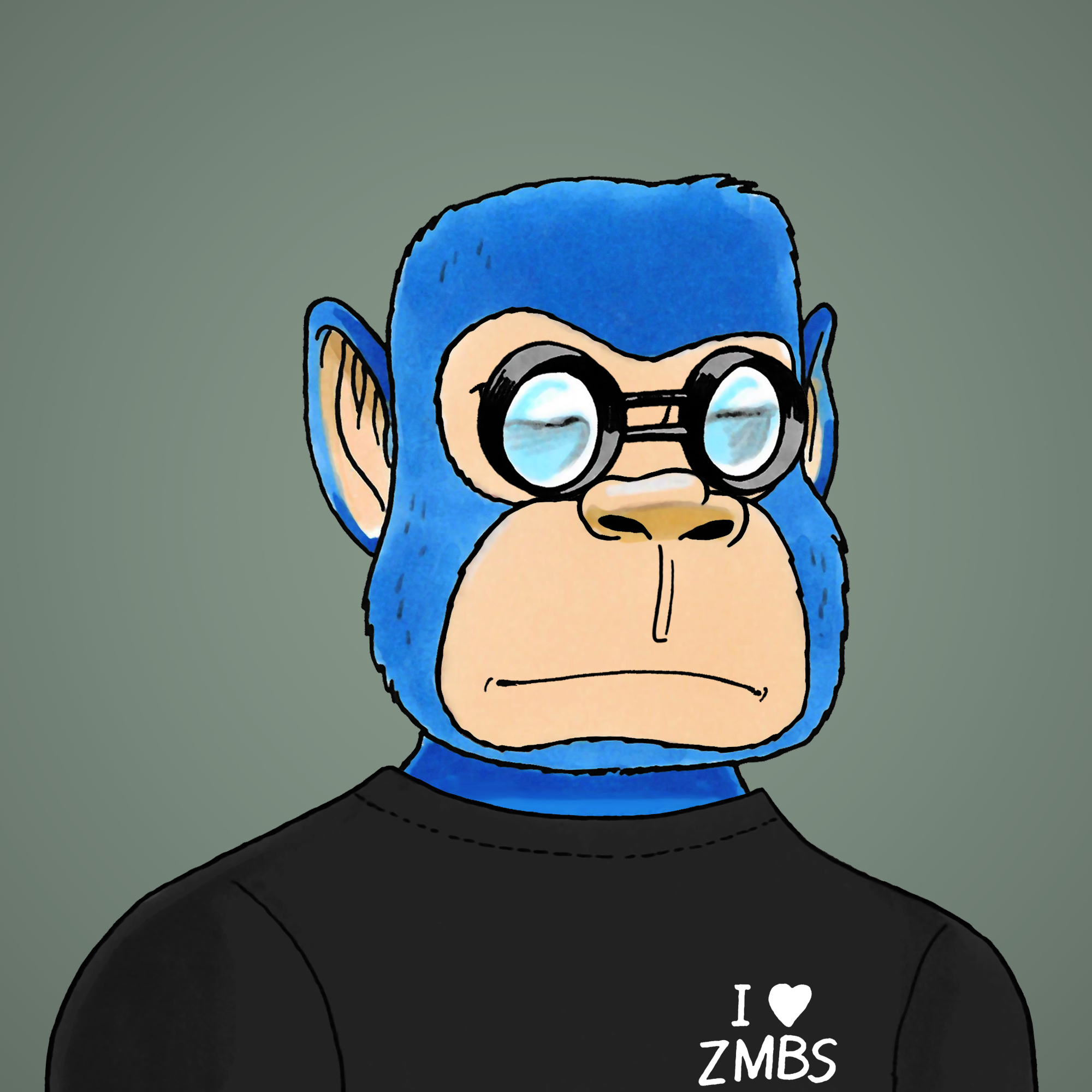 George Trosley - Jungle Freaks - Jungle Freak 8773 - NFT # 8773