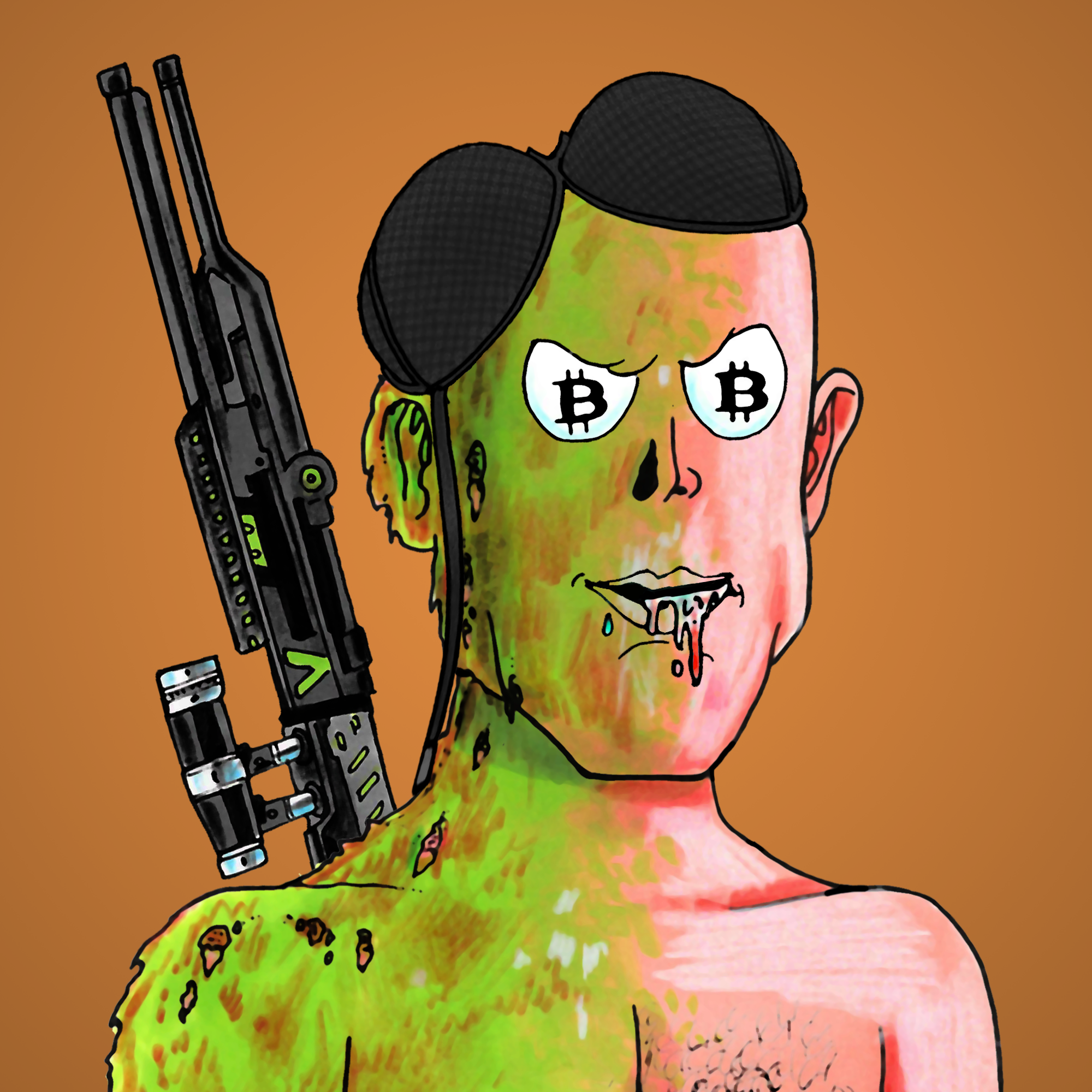 George Trosley - Jungle Freaks - Jungle Freak 8776 - NFT # 8776