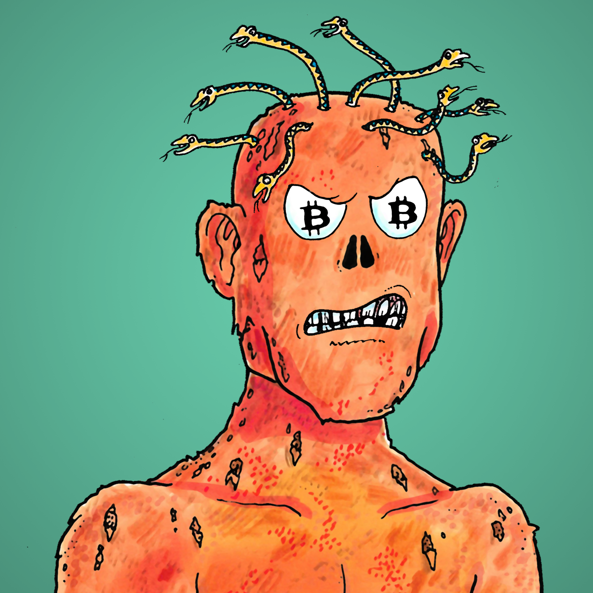 George Trosley - Jungle Freaks - Jungle Freak 8778 - NFT # 8778