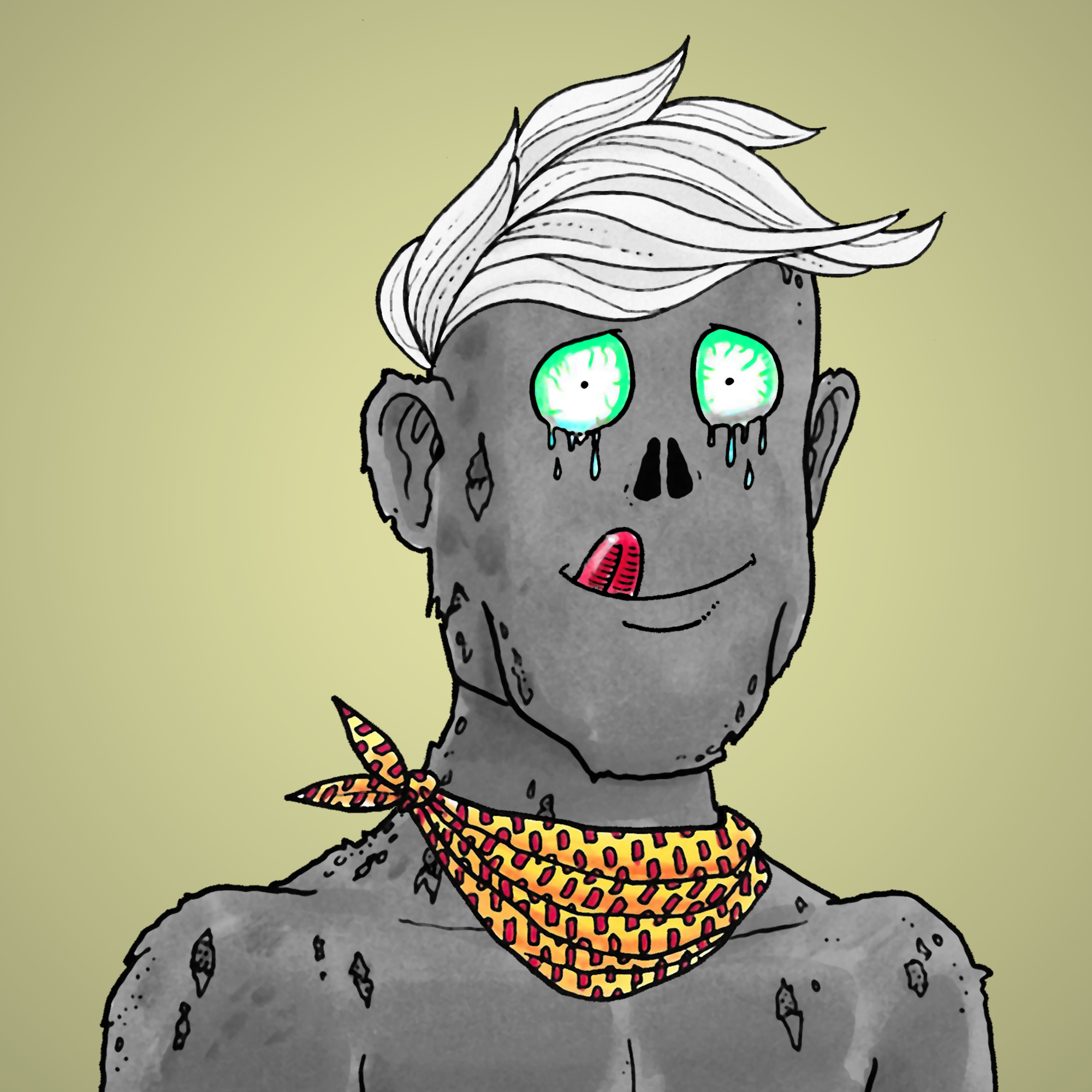 George Trosley - Jungle Freaks - Jungle Freak 878 - NFT # 878