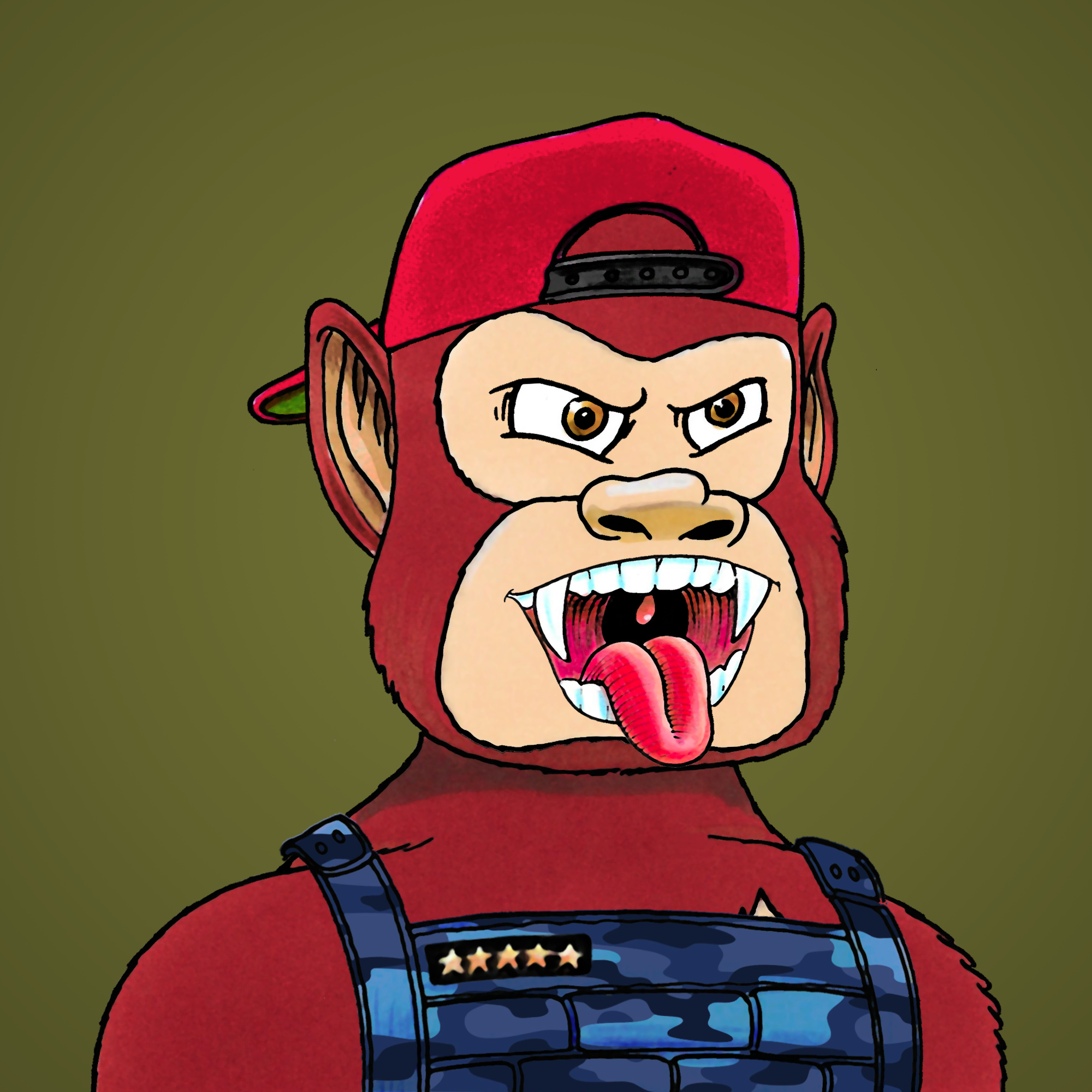 George Trosley - Jungle Freaks - Jungle Freak 8781 - NFT # 8781