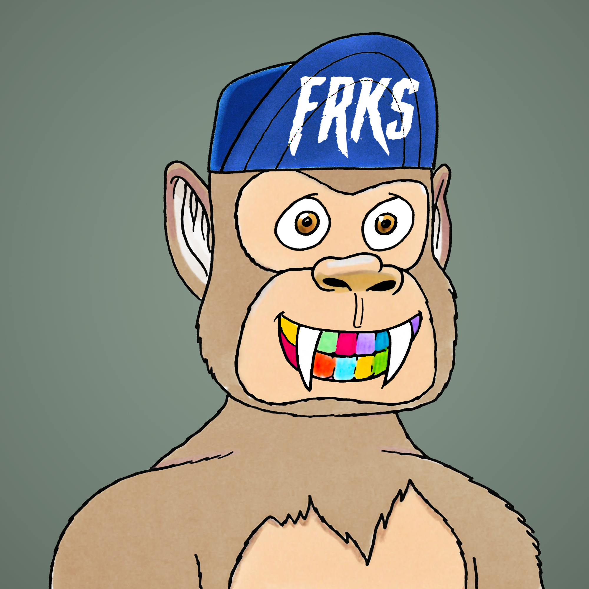 George Trosley - Jungle Freaks - Jungle Freak 8788 - NFT # 8788