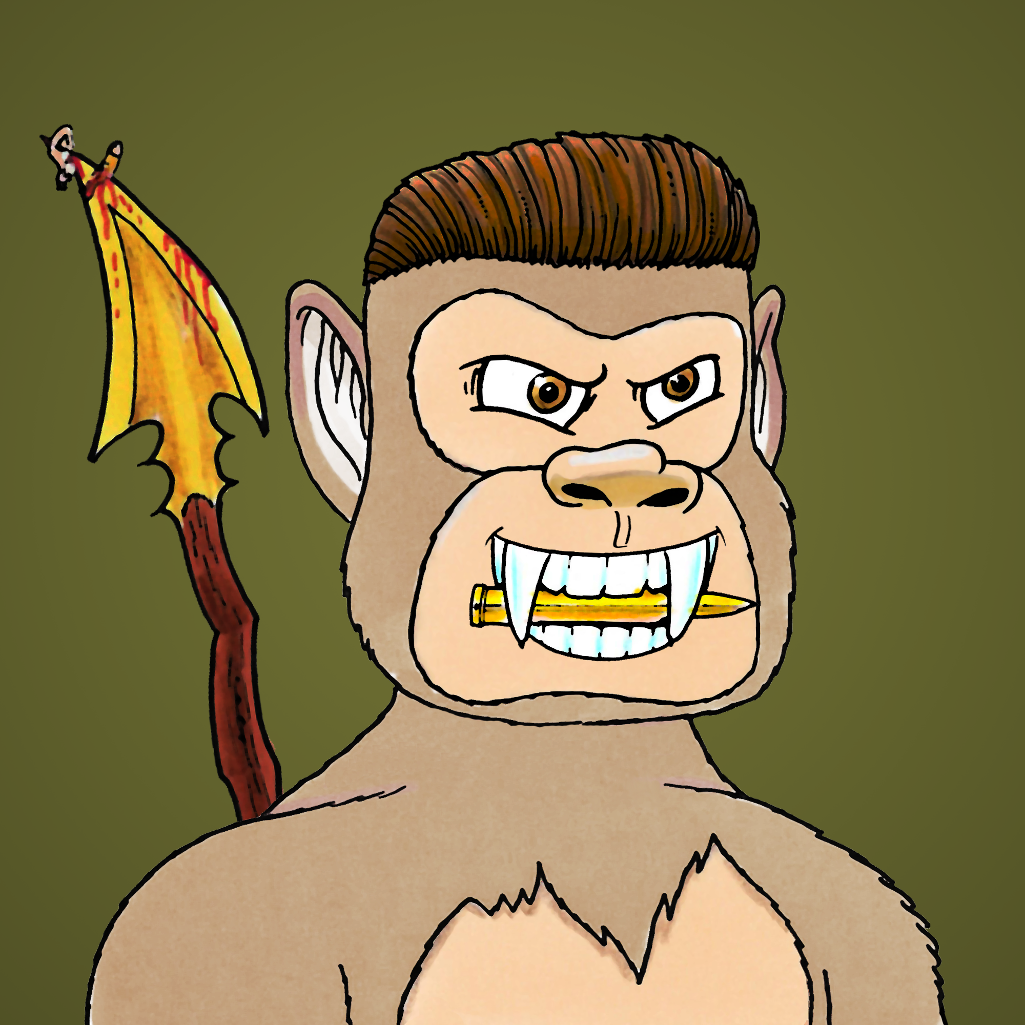 George Trosley - Jungle Freaks - Jungle Freak 879 - NFT # 879