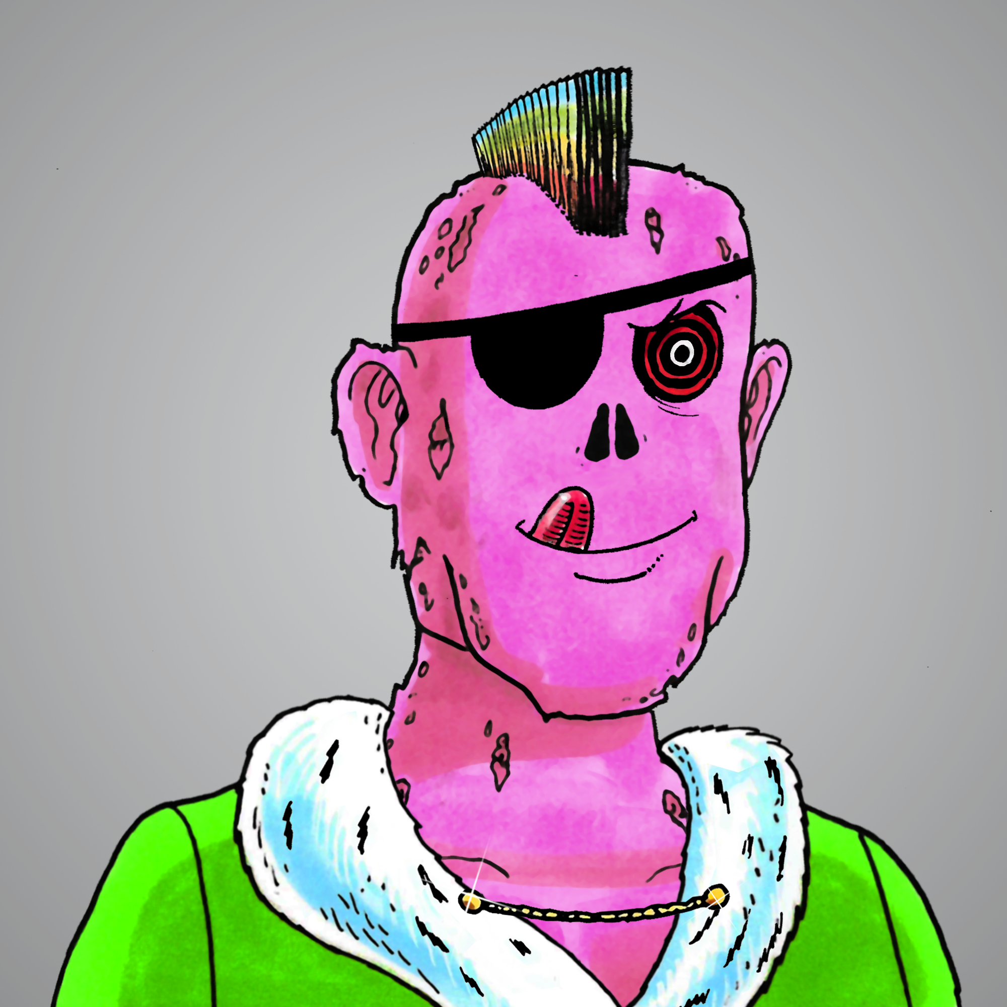 George Trosley - Jungle Freaks - Jungle Freak 8794 - NFT # 8794