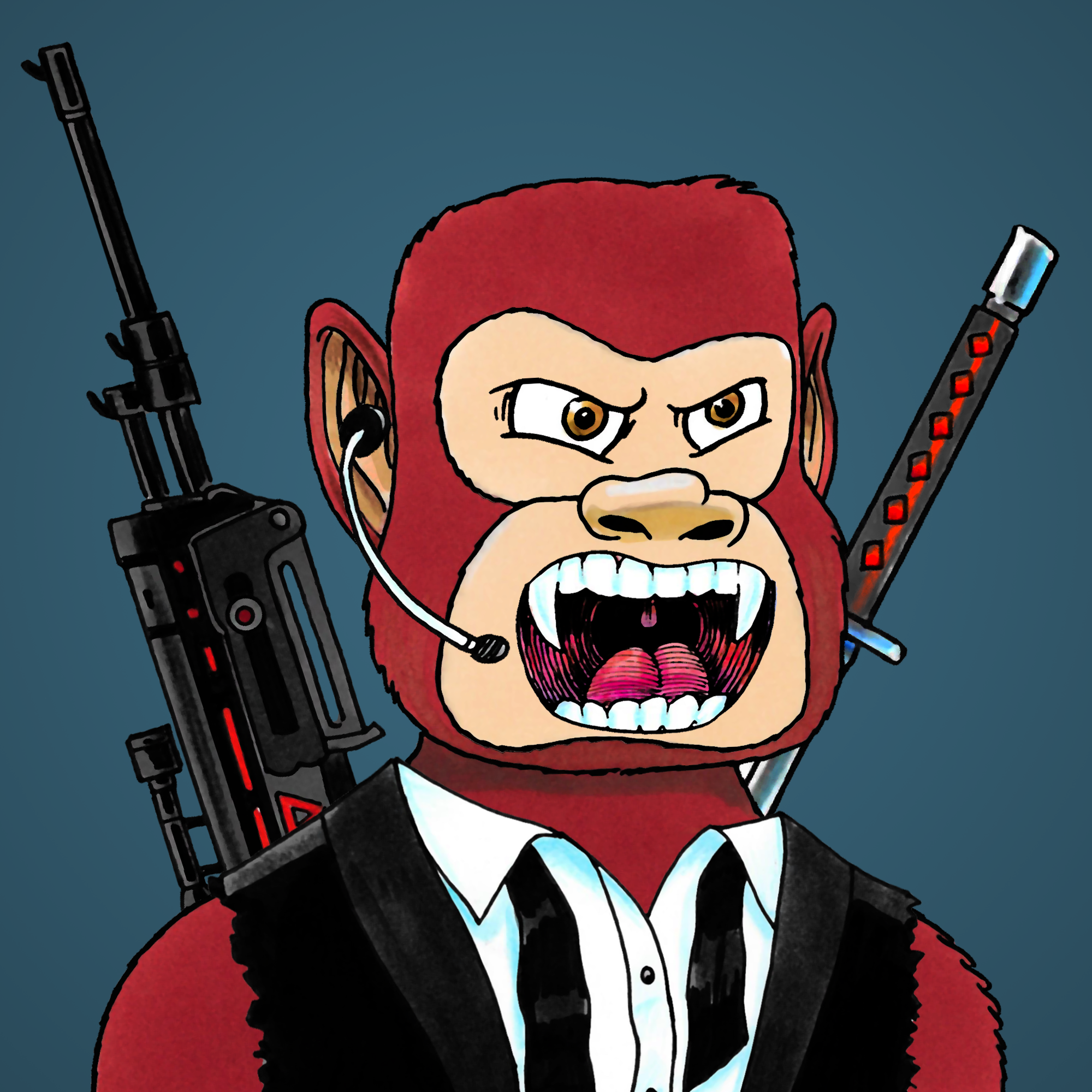 George Trosley - Jungle Freaks - Jungle Freak 8797 - NFT # 8797