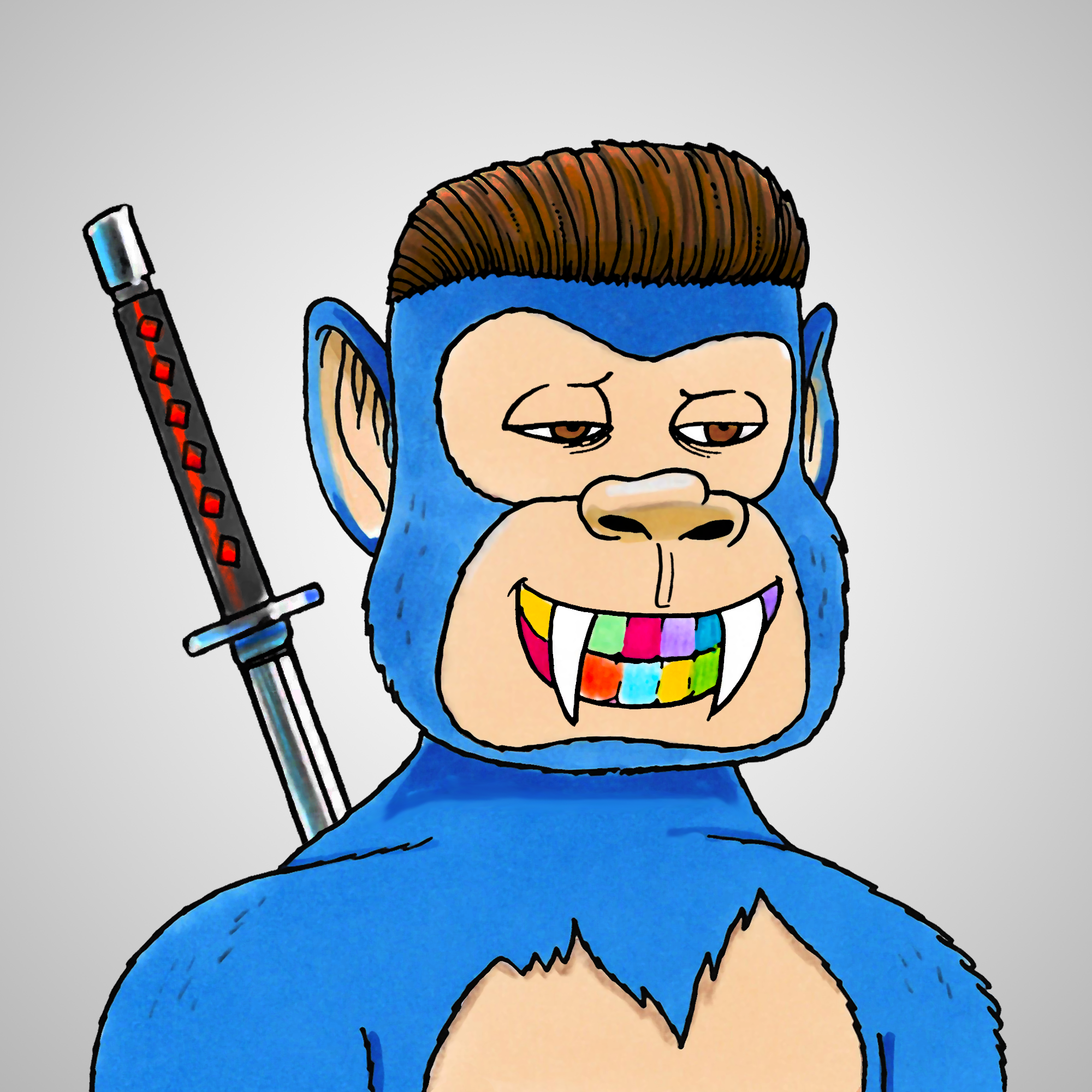 George Trosley - Jungle Freaks - Jungle Freak 8798 - NFT # 8798