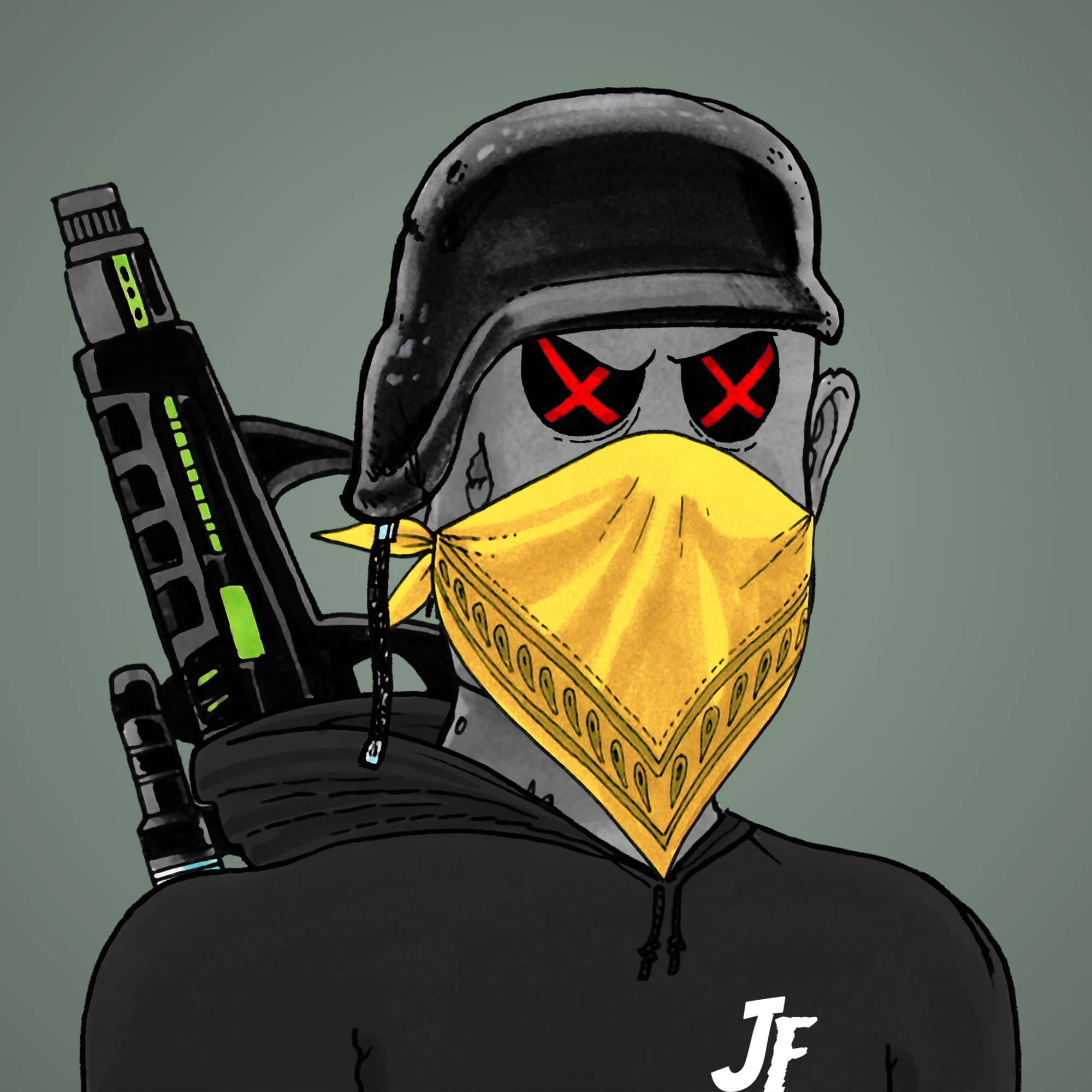 George Trosley - Jungle Freaks - Jungle Freak 88 - NFT # 88