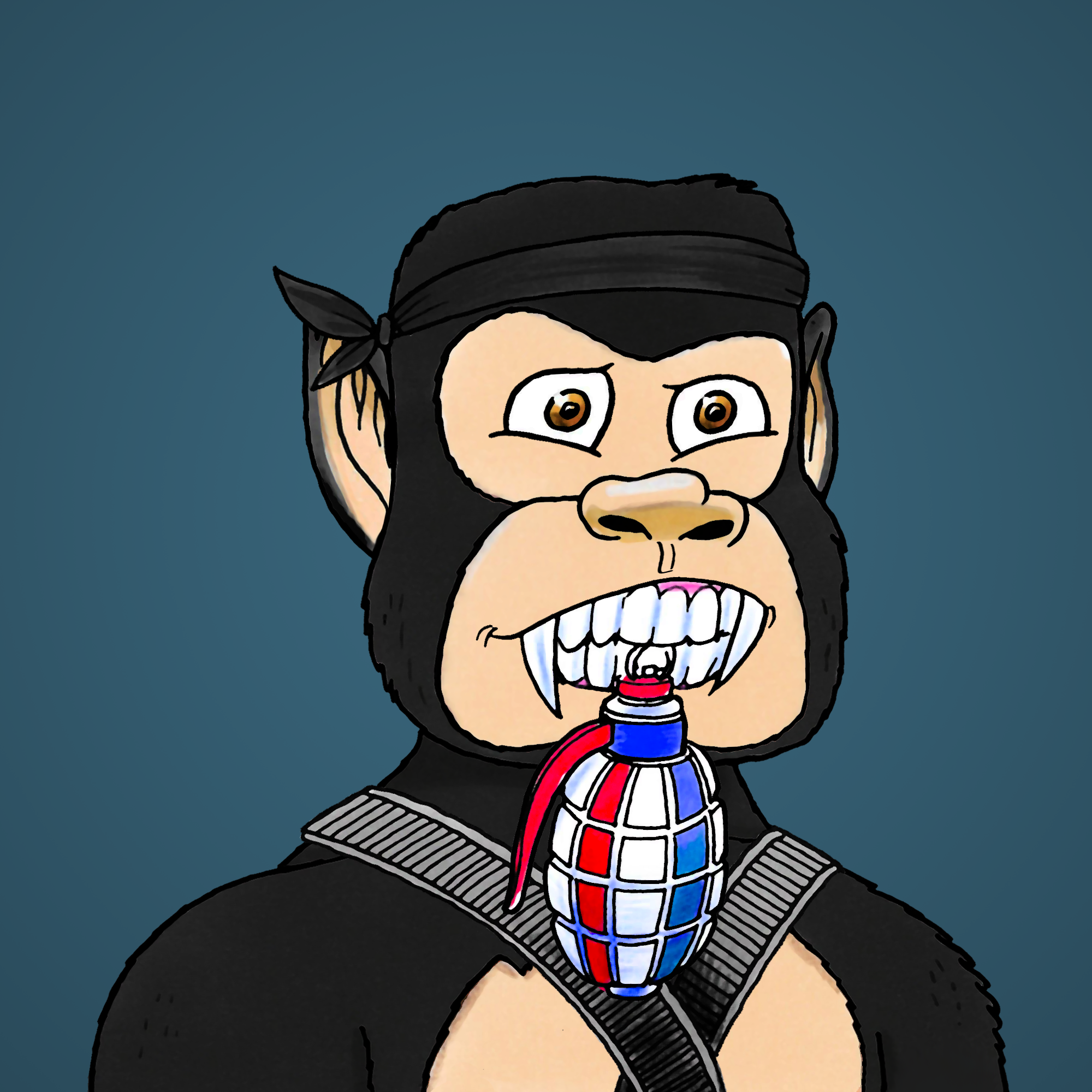 George Trosley - Jungle Freaks - Jungle Freak 8806 - NFT # 8806