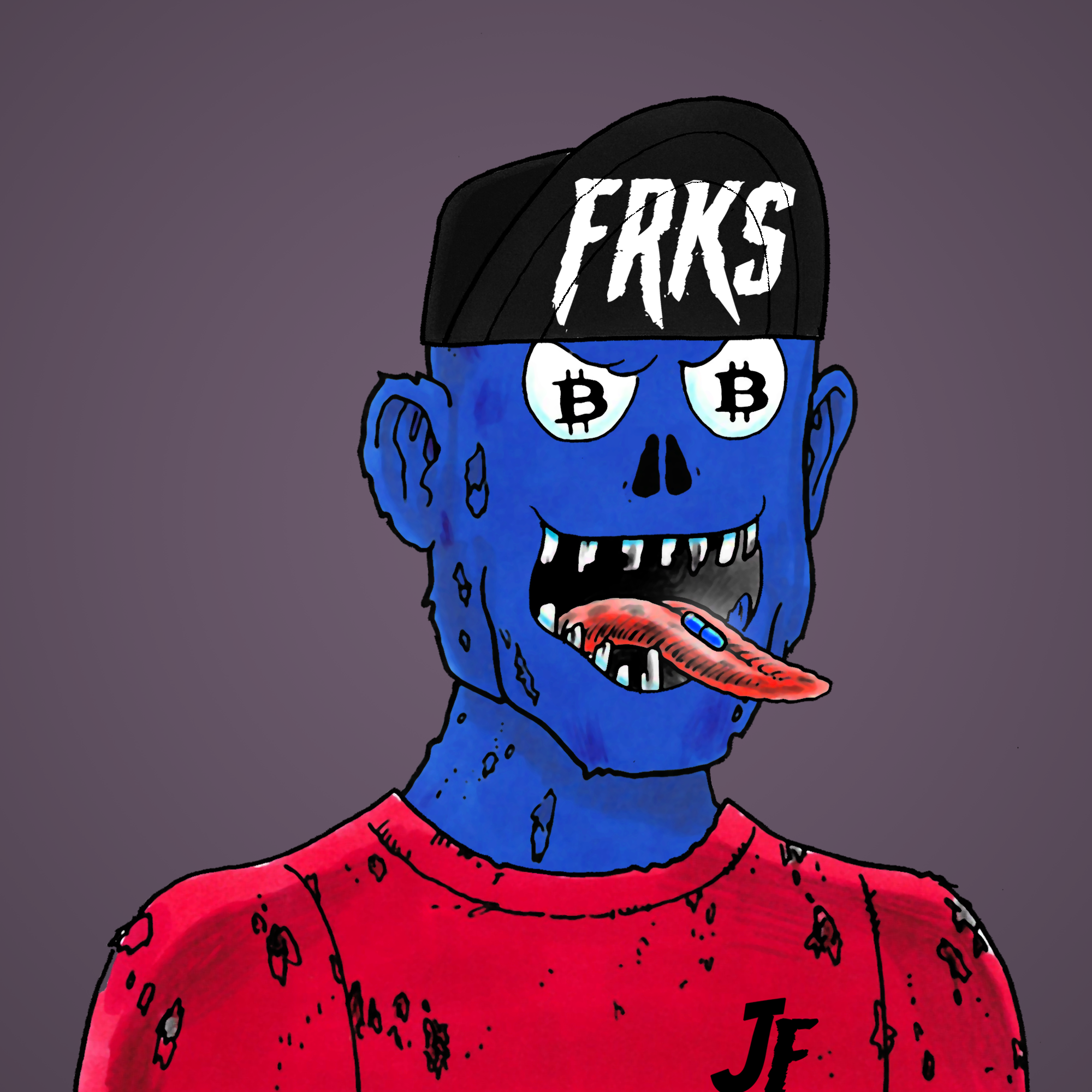 George Trosley - Jungle Freaks - Jungle Freak 8808 - NFT # 8808