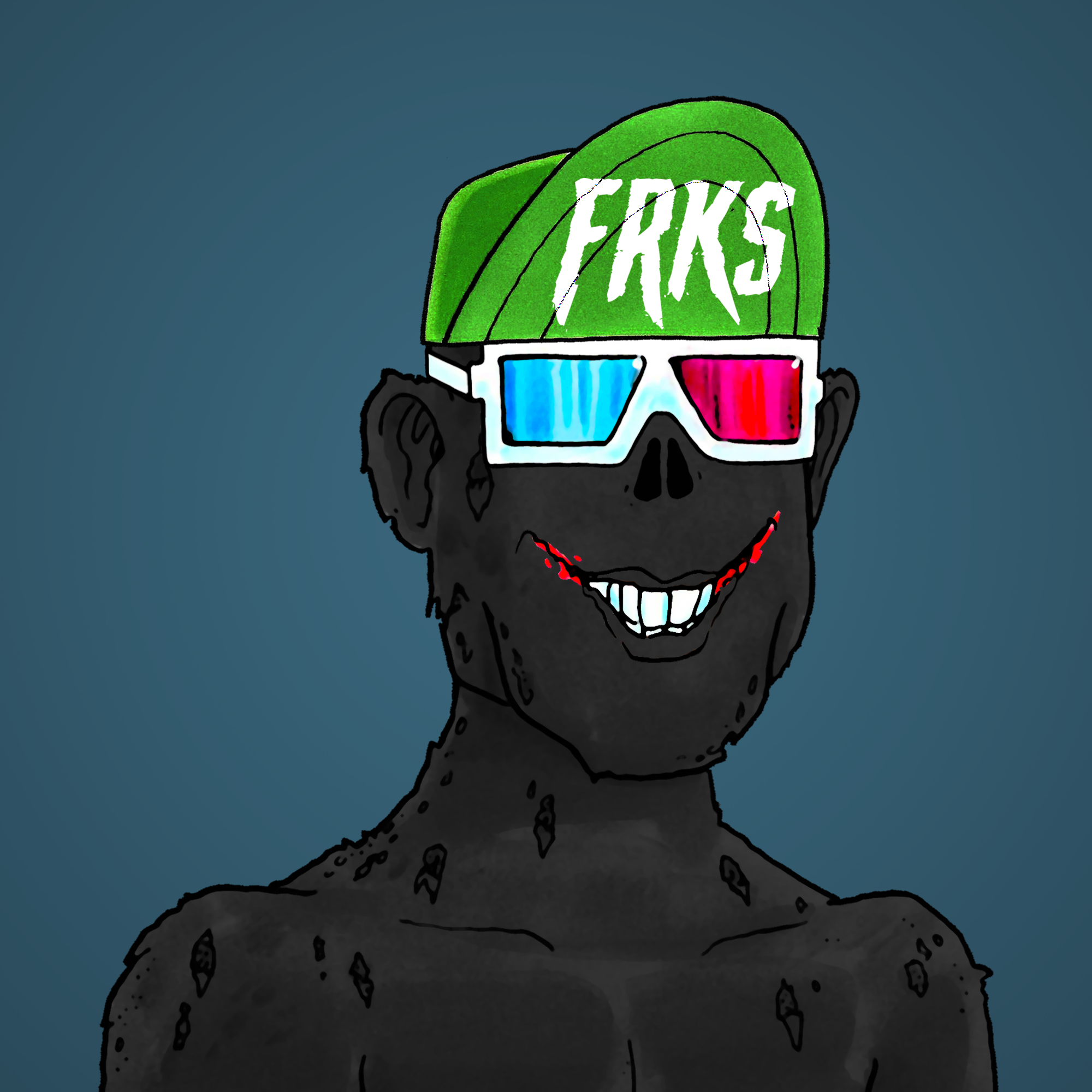 George Trosley - Jungle Freaks - Jungle Freak 881 - NFT # 881