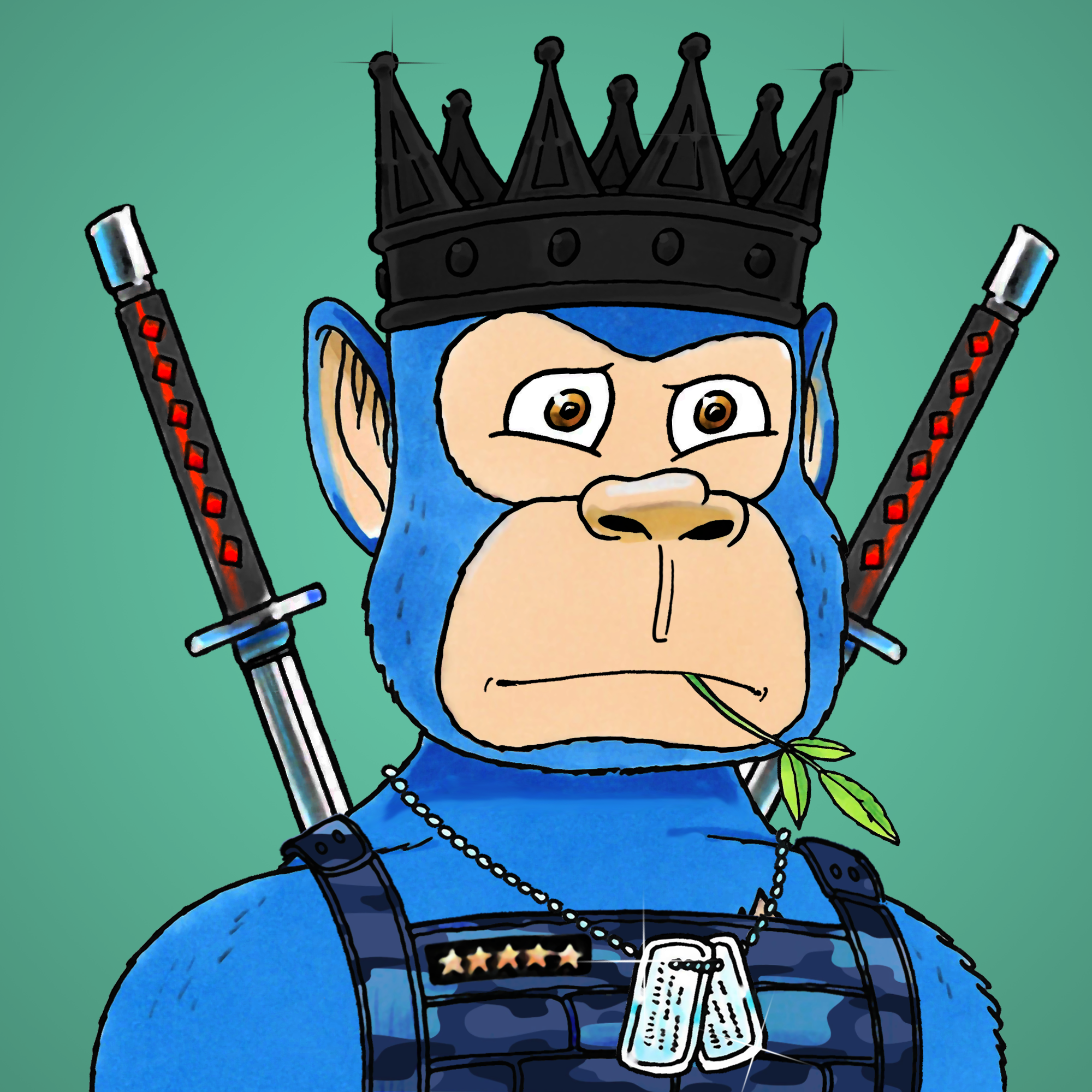 George Trosley - Jungle Freaks - Jungle Freak 8811 - NFT # 8811