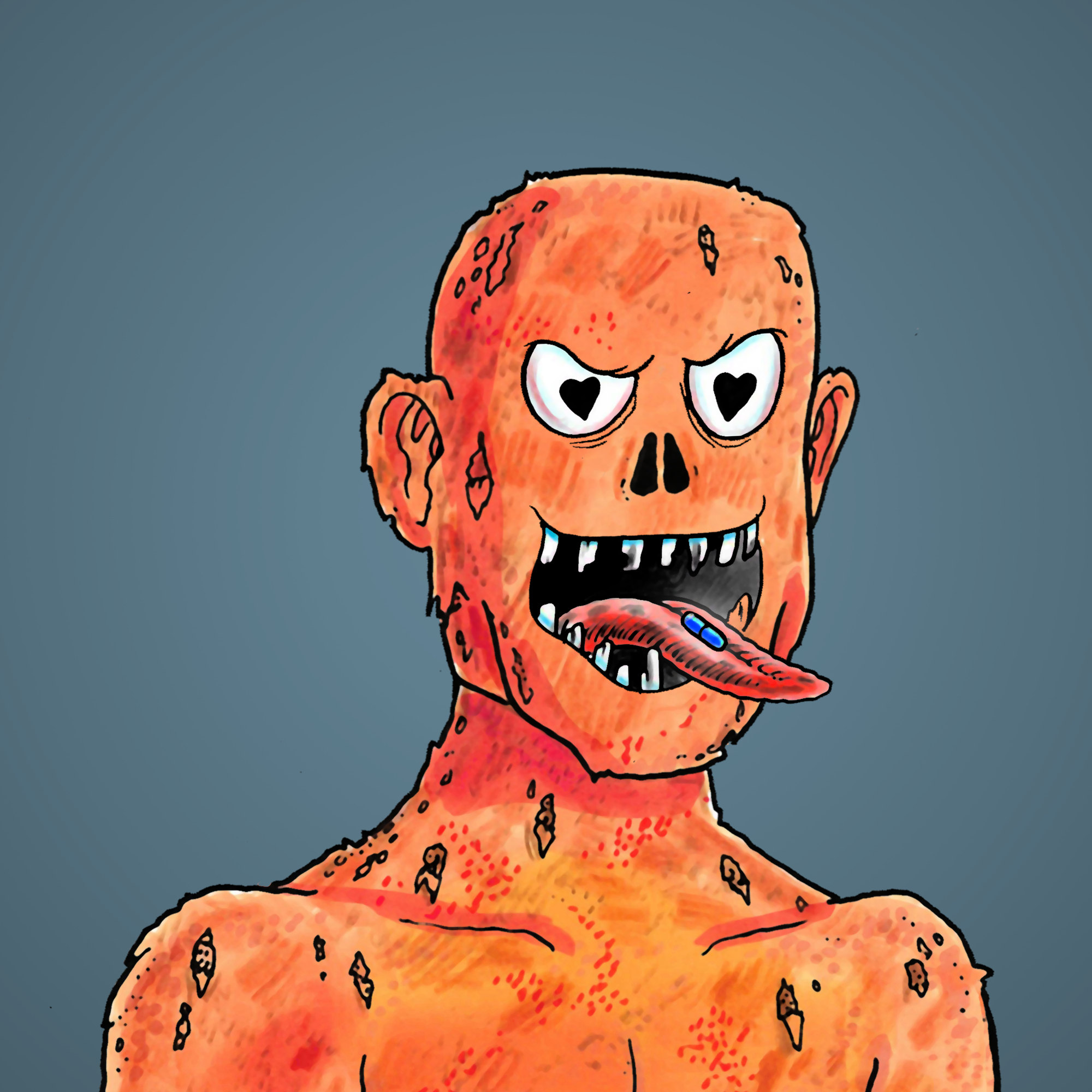 George Trosley - Jungle Freaks - Jungle Freak 8814 - NFT # 8814