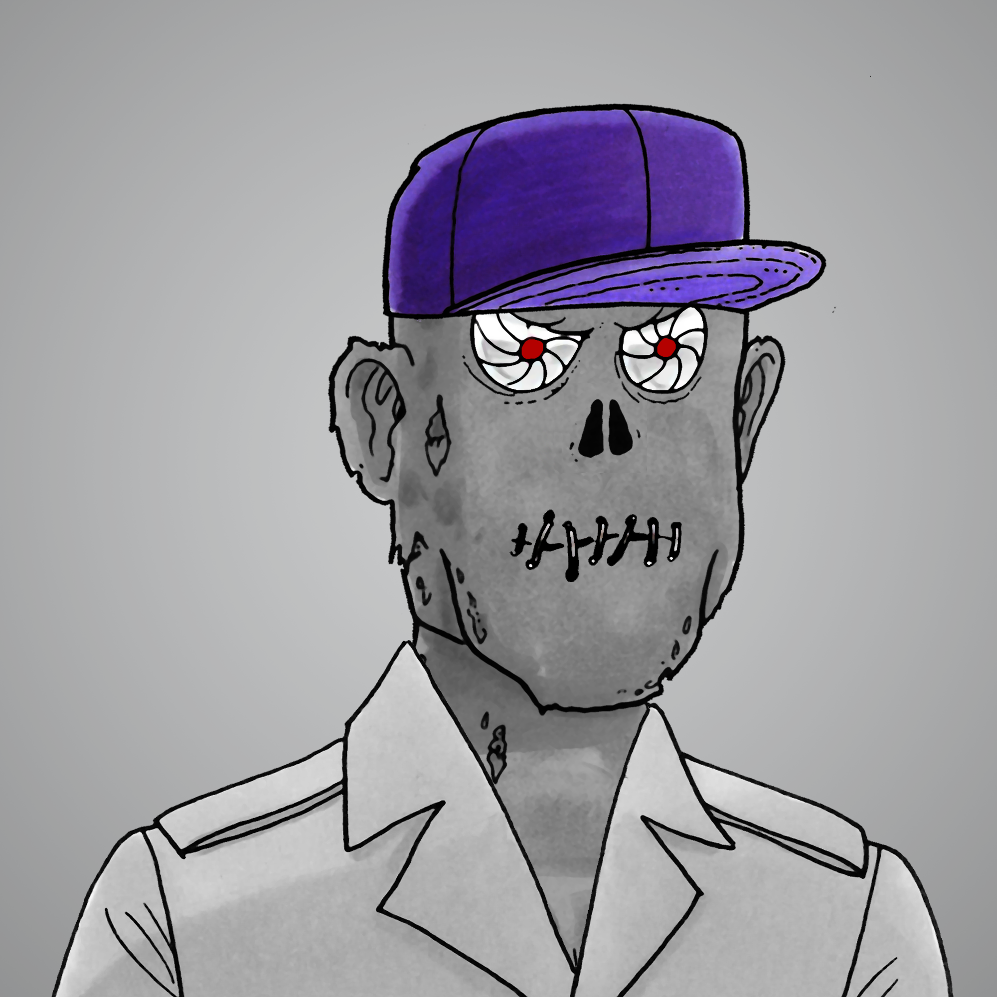 George Trosley - Jungle Freaks - Jungle Freak 8815 - NFT # 8815