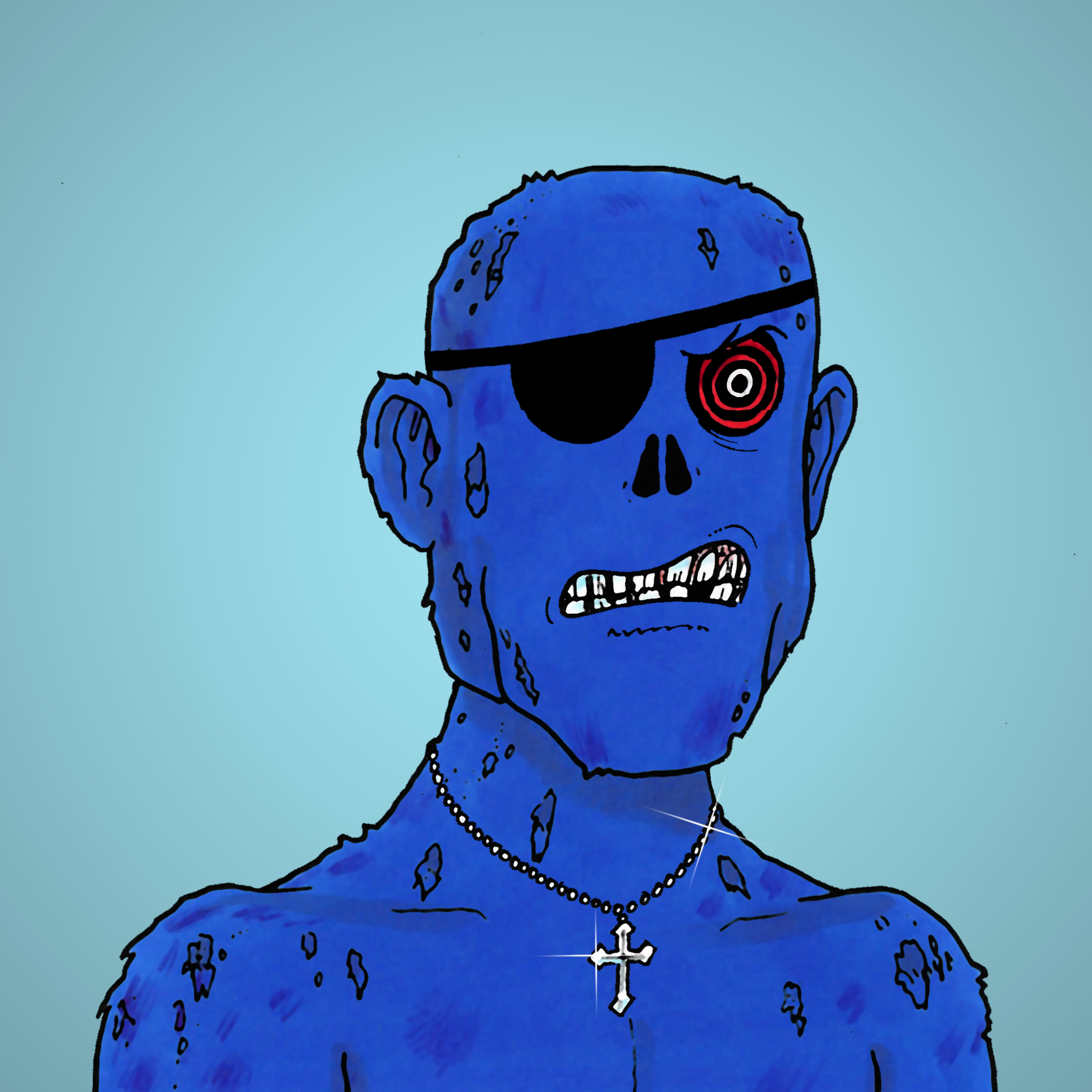 George Trosley - Jungle Freaks - Jungle Freak 8816 - NFT # 8816