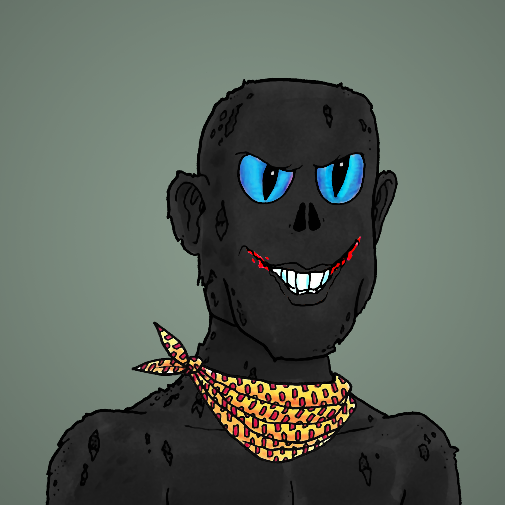 George Trosley - Jungle Freaks - Jungle Freak 8817 - NFT # 8817