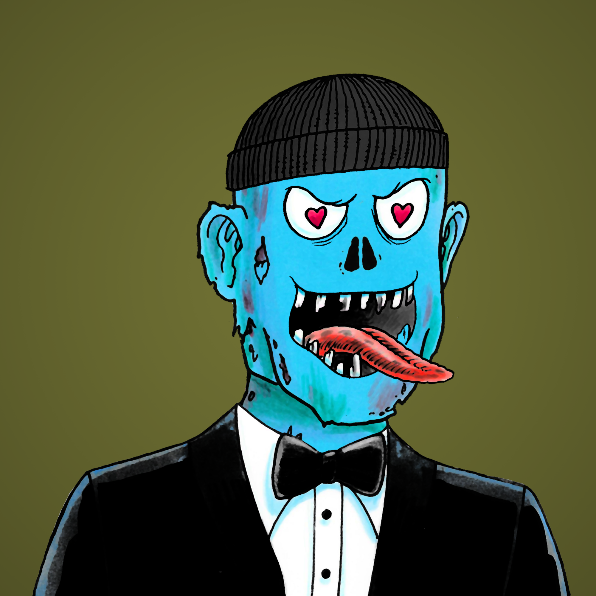 George Trosley - Jungle Freaks - Jungle Freak 8823 - NFT # 8823