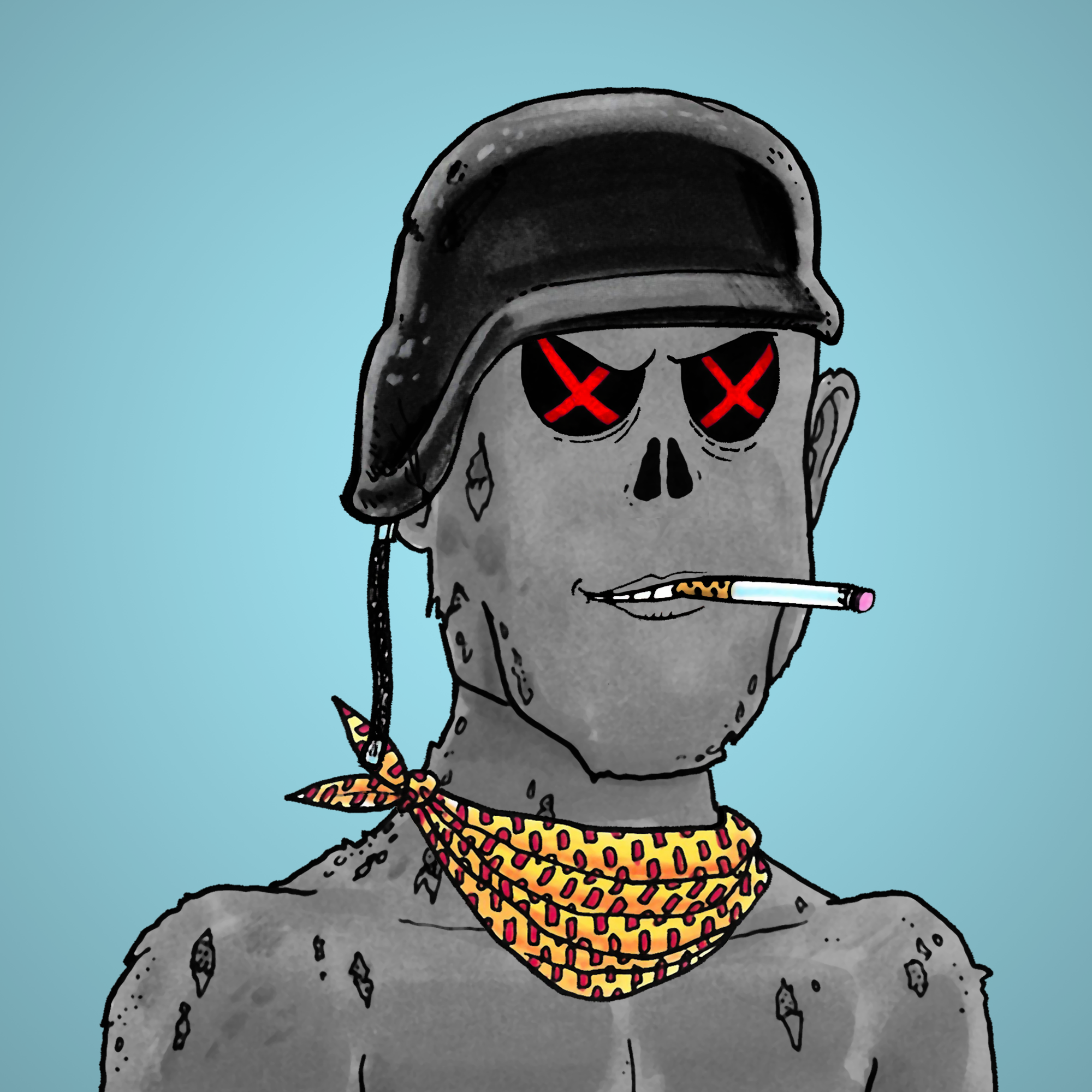 George Trosley - Jungle Freaks - Jungle Freak 8824 - NFT # 8824