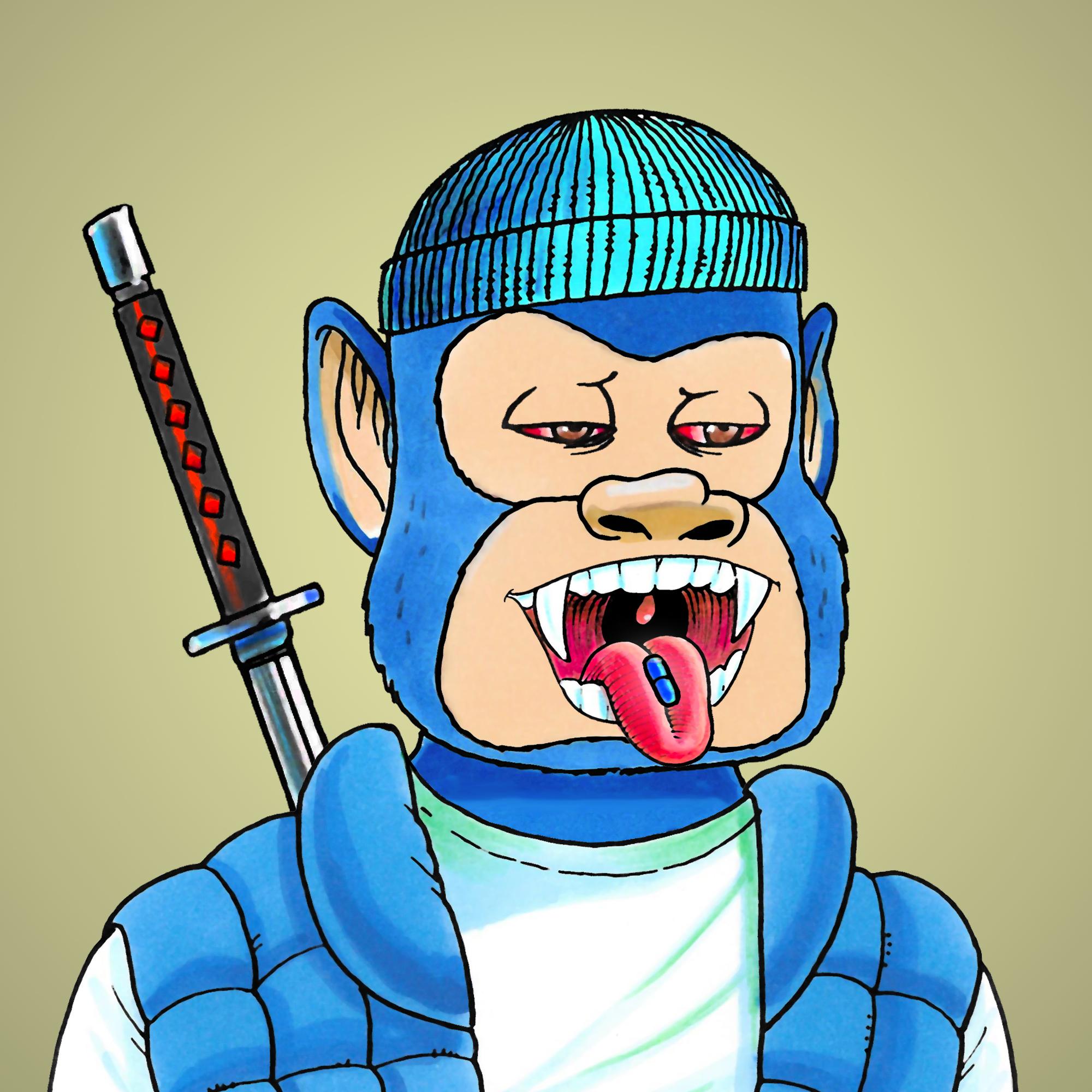 George Trosley - Jungle Freaks - Jungle Freak 8826 - NFT # 8826