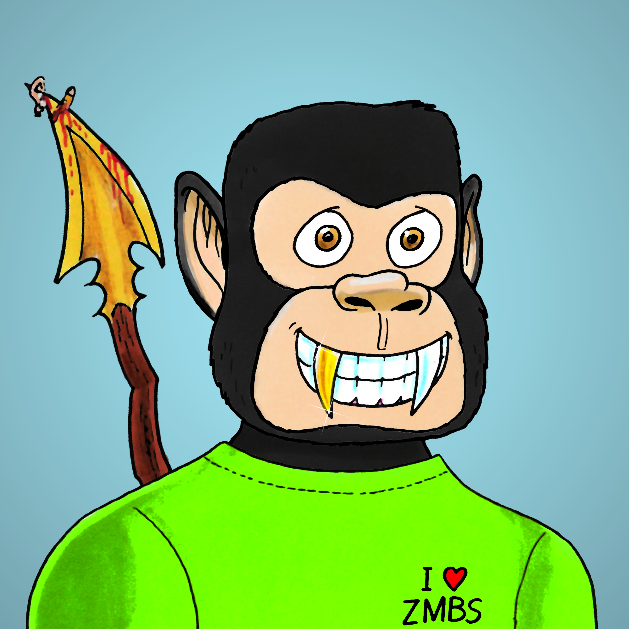 George Trosley - Jungle Freaks - Jungle Freak 8828 - NFT # 8828