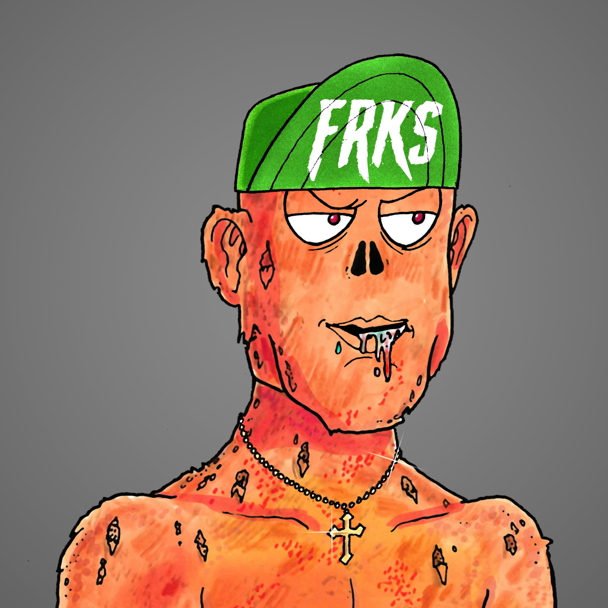 George Trosley - Jungle Freaks - Jungle Freak 883 - NFT # 883