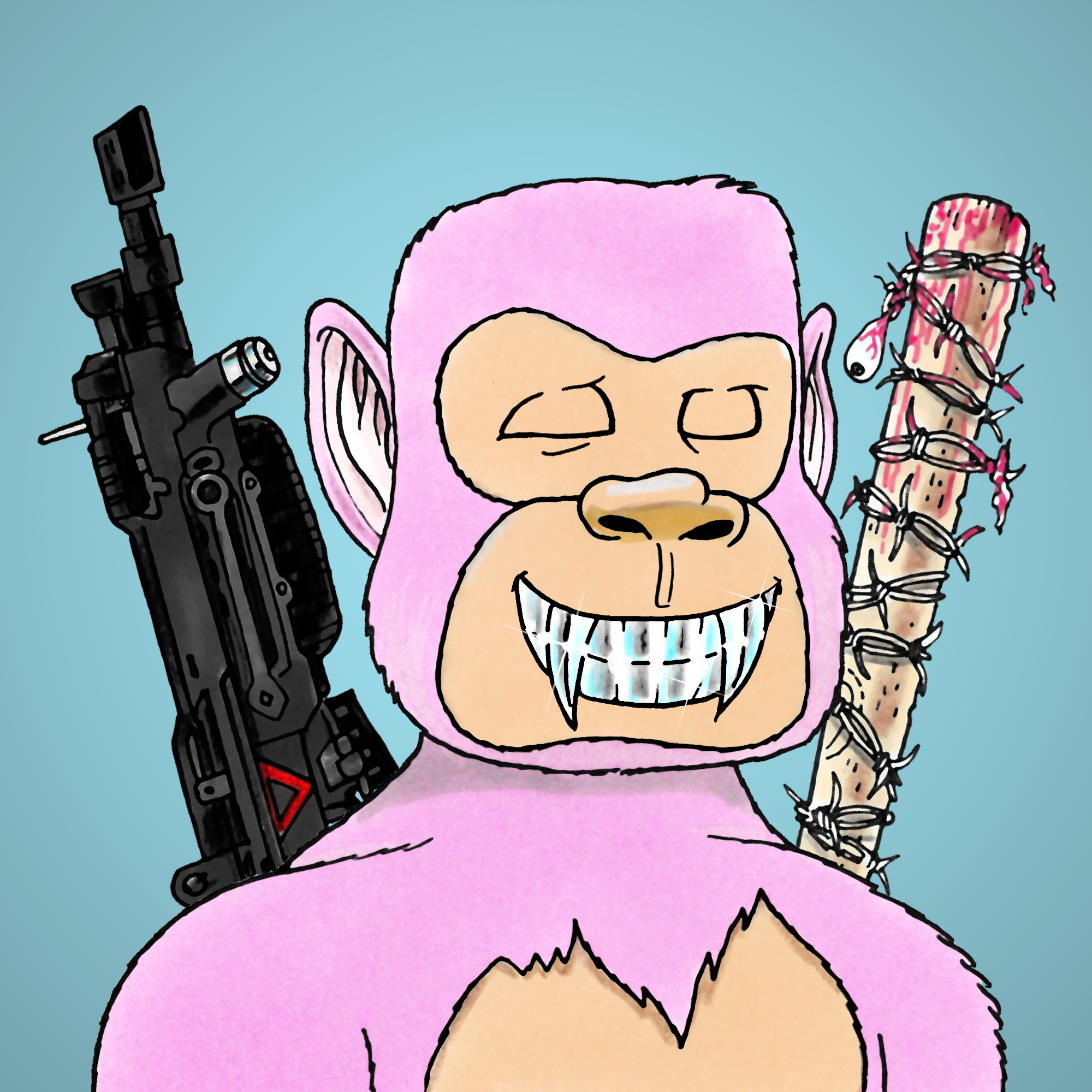 George Trosley - Jungle Freaks - Jungle Freak 8831 - NFT # 8831