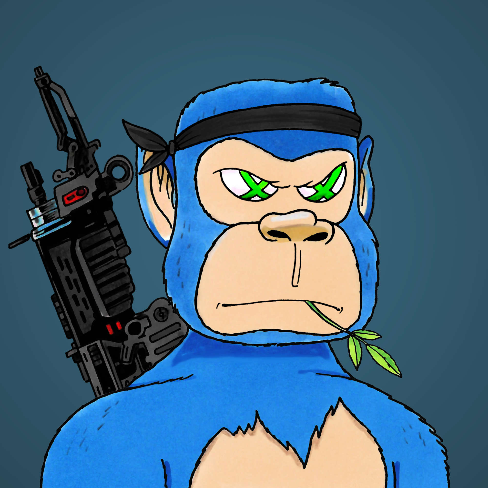 George Trosley - Jungle Freaks - Jungle Freak 8834 - NFT # 8834