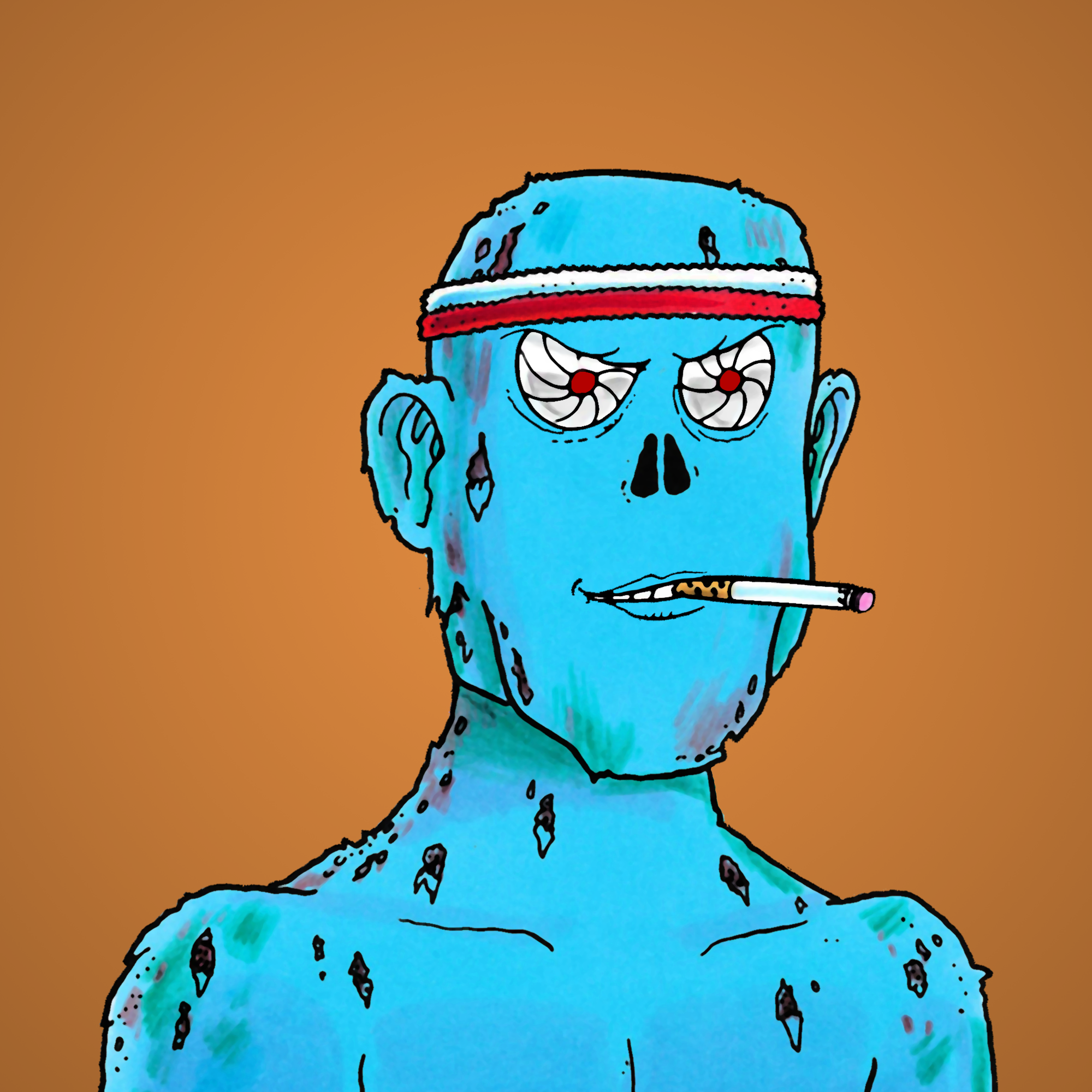 George Trosley - Jungle Freaks - Jungle Freak 8835 - NFT # 8835