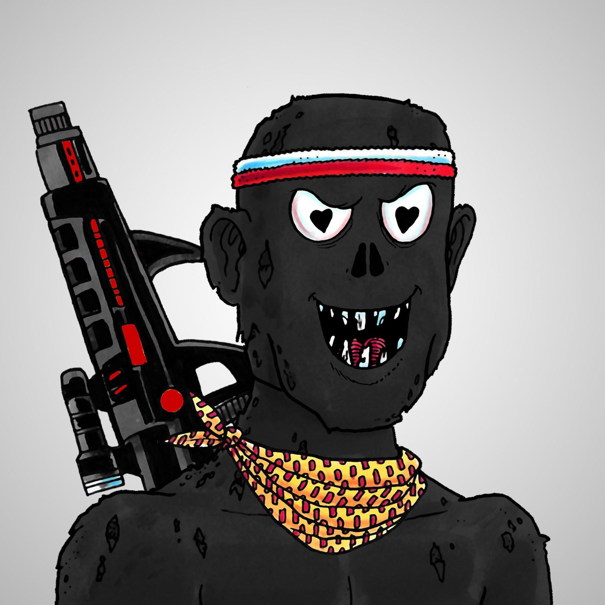 George Trosley - Jungle Freaks - Jungle Freak 884 - NFT # 884