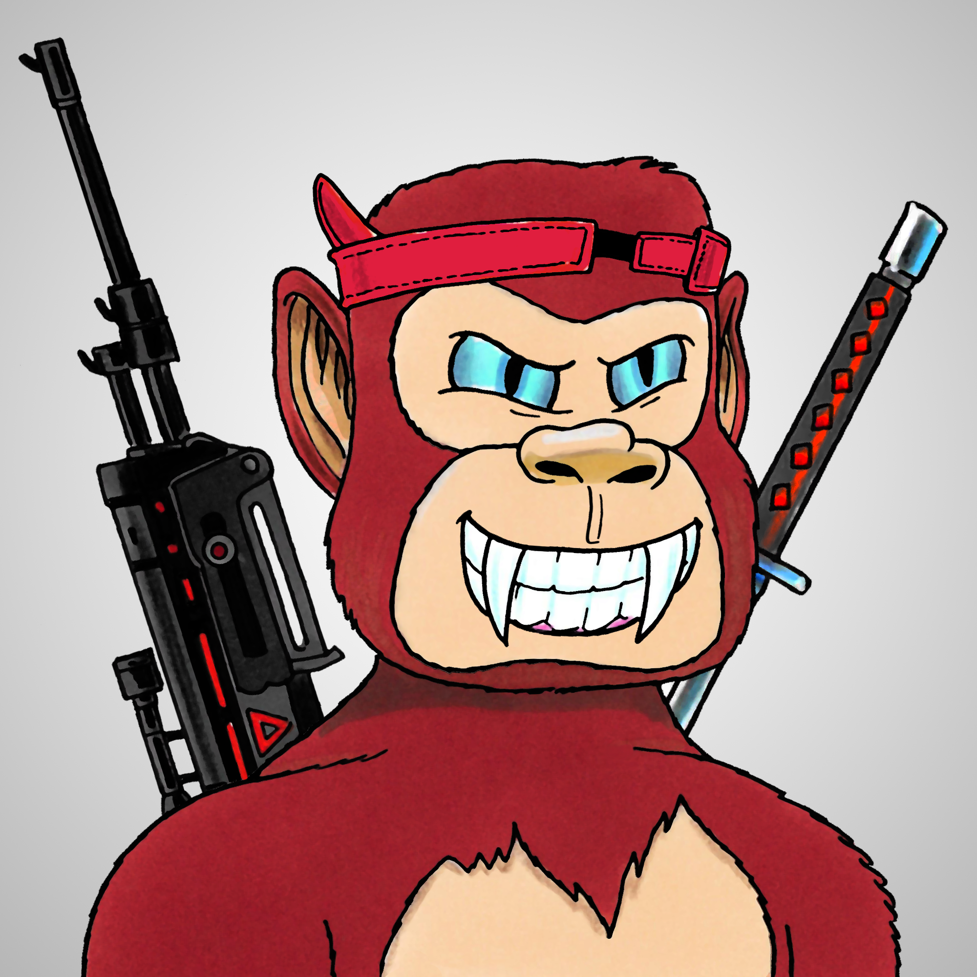 George Trosley - Jungle Freaks - Jungle Freak 885 - NFT # 885