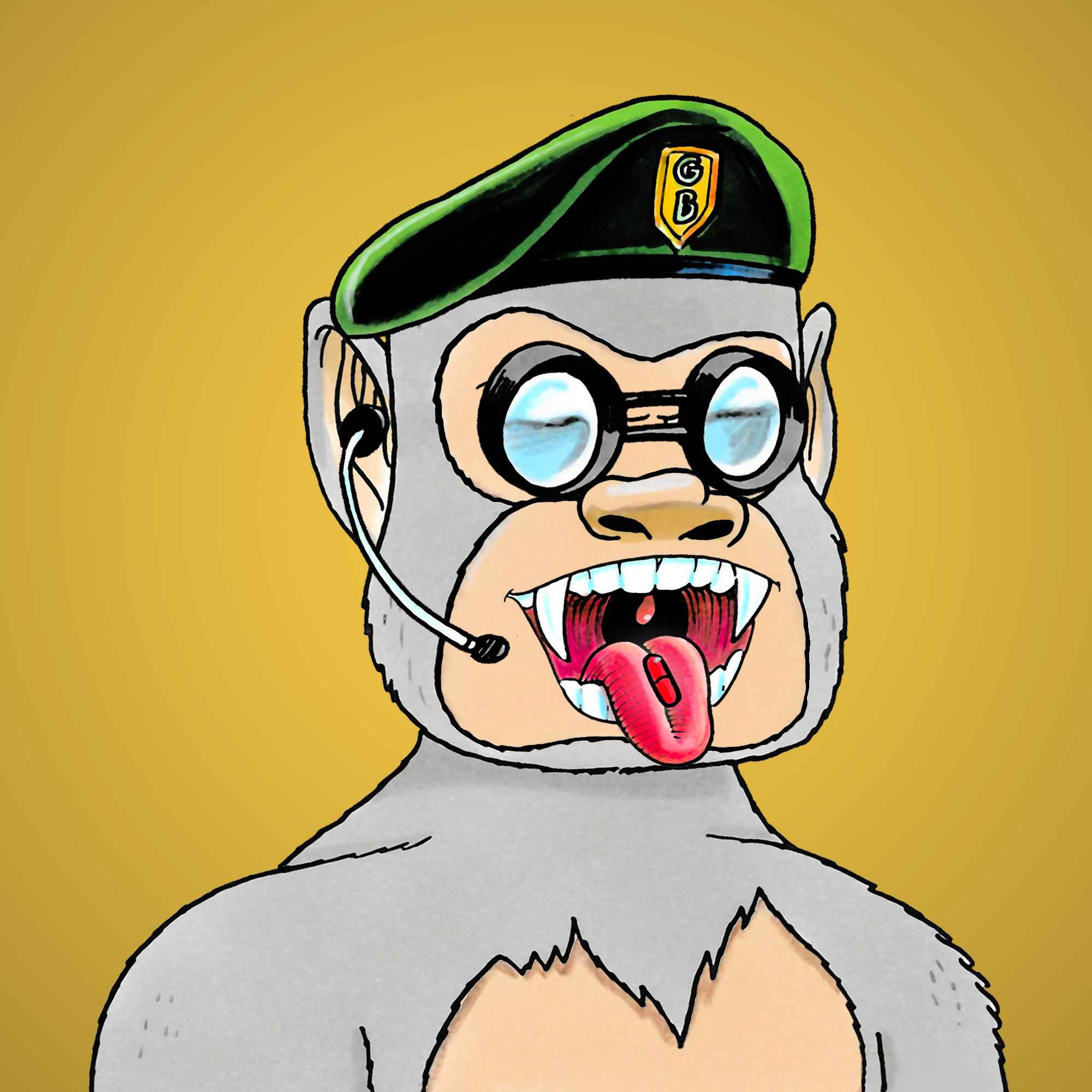 George Trosley - Jungle Freaks - Jungle Freak 886 - NFT # 886