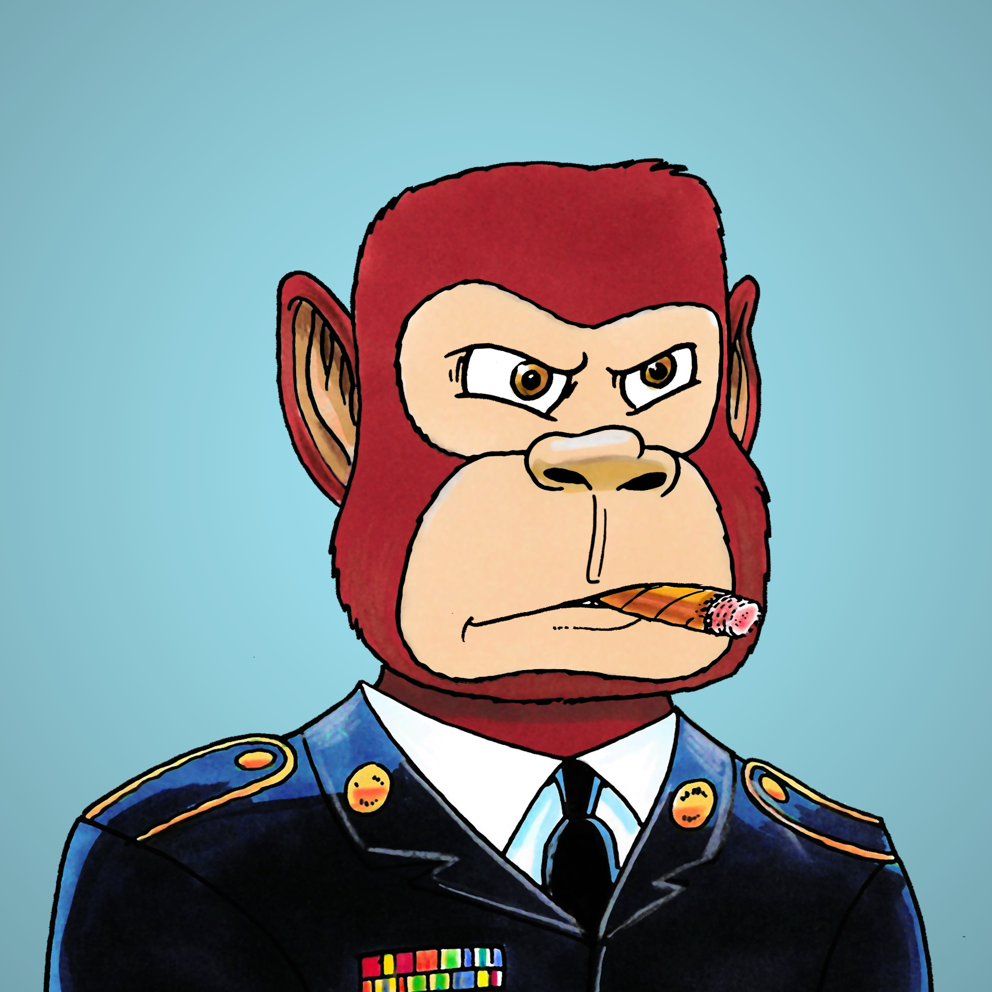 George Trosley - Jungle Freaks - Jungle Freak 8863 - NFT # 8863