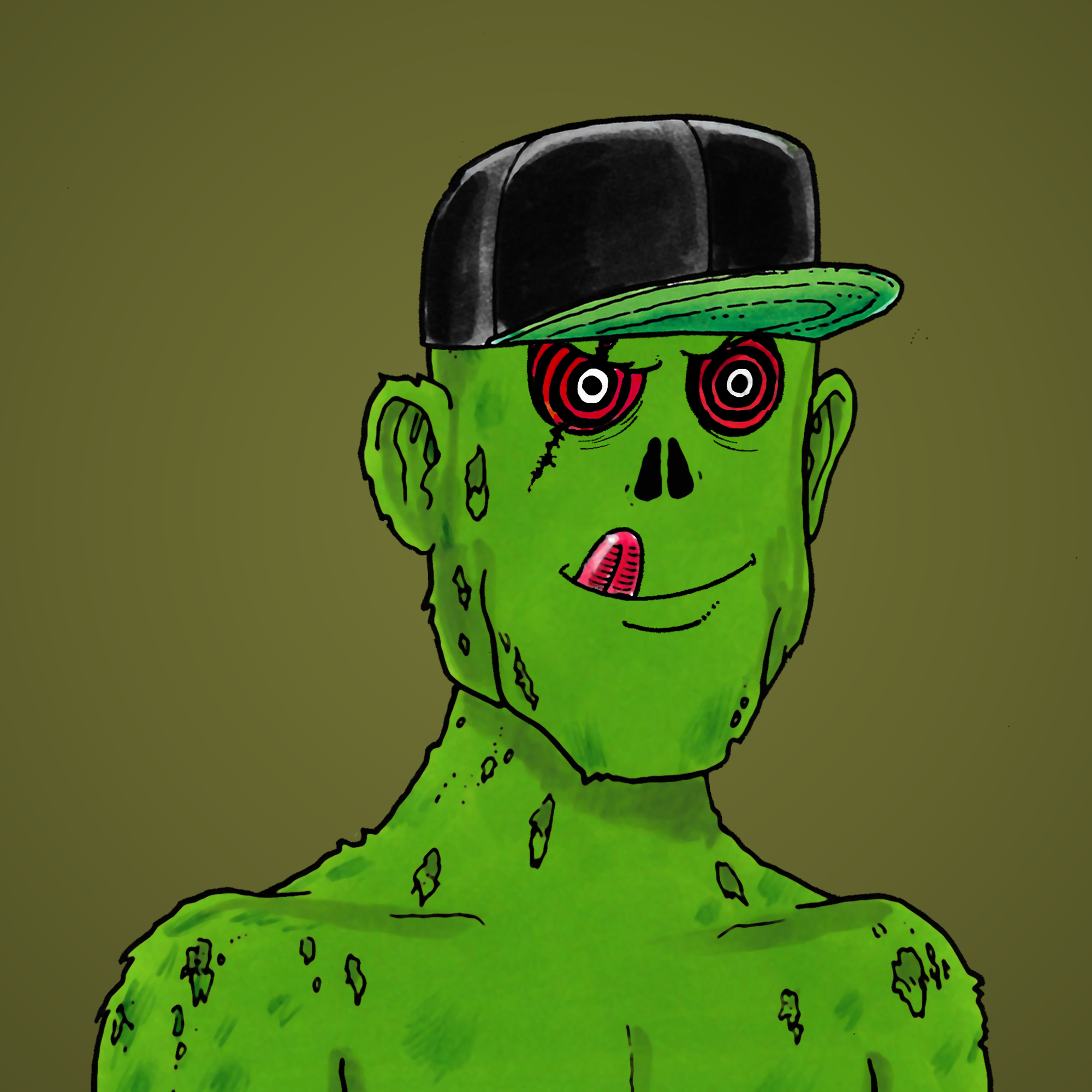 George Trosley - Jungle Freaks - Jungle Freak 8872 - NFT # 8872