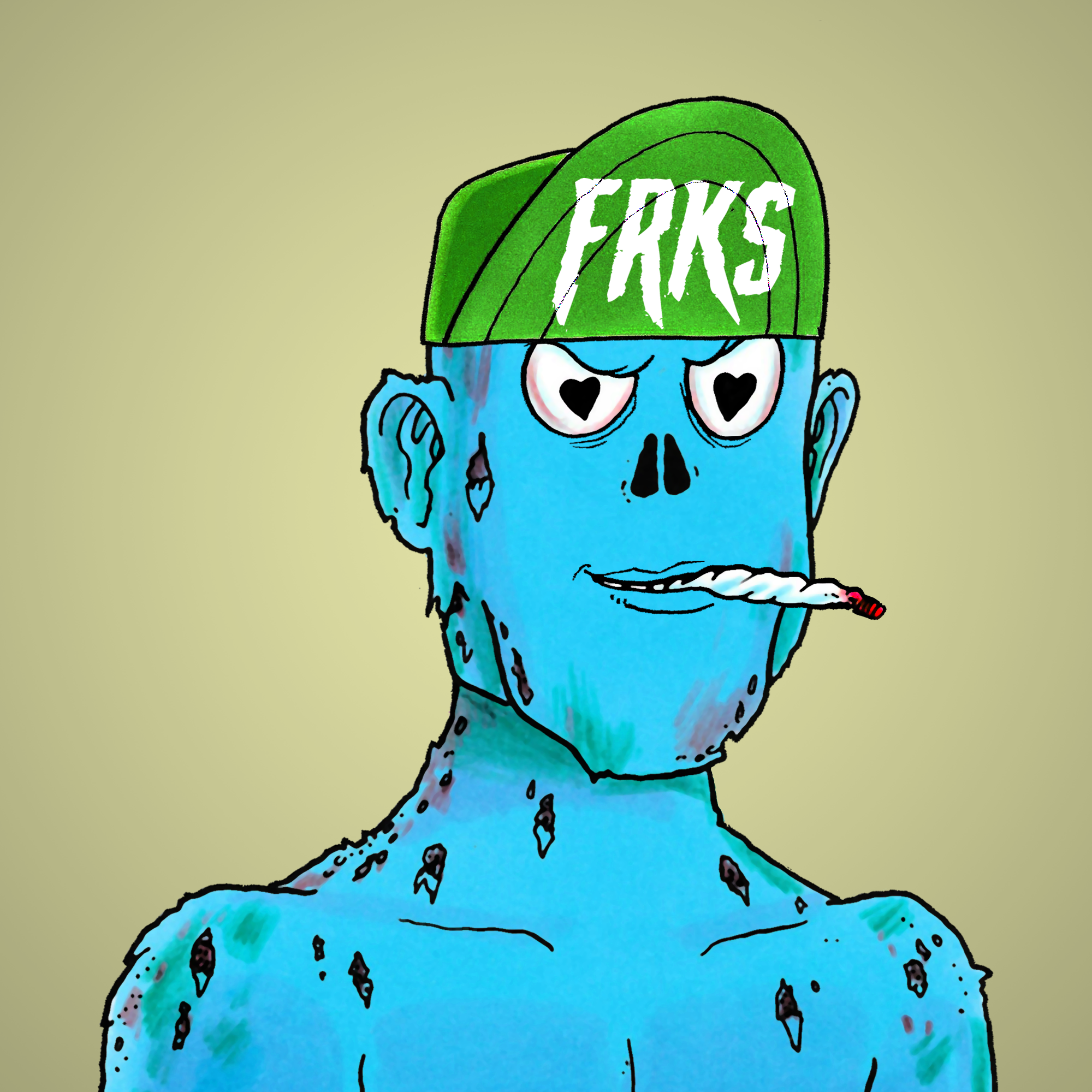 George Trosley - Jungle Freaks - Jungle Freak 8880 - NFT # 8880