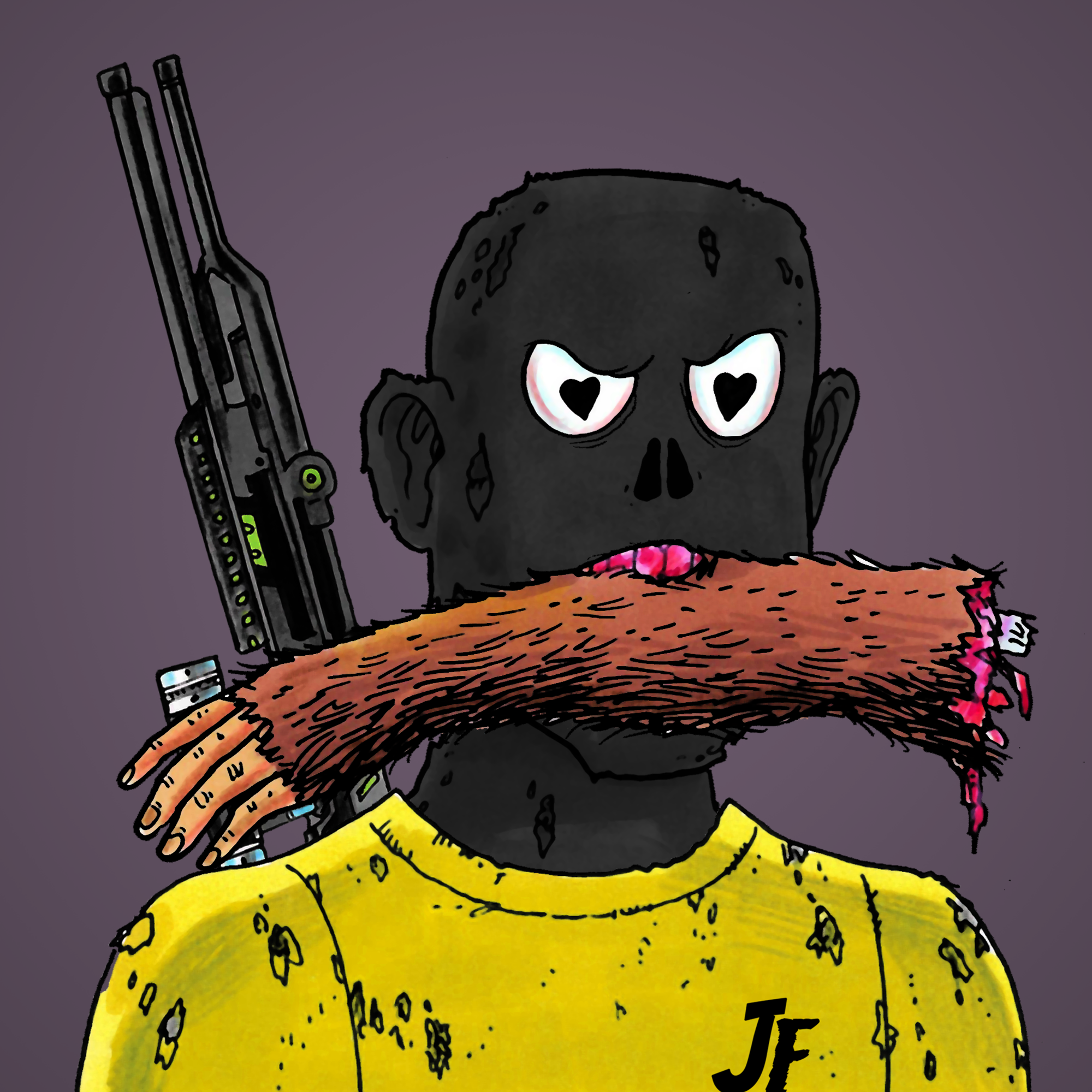 George Trosley - Jungle Freaks - Jungle Freak 8887 - NFT # 8887