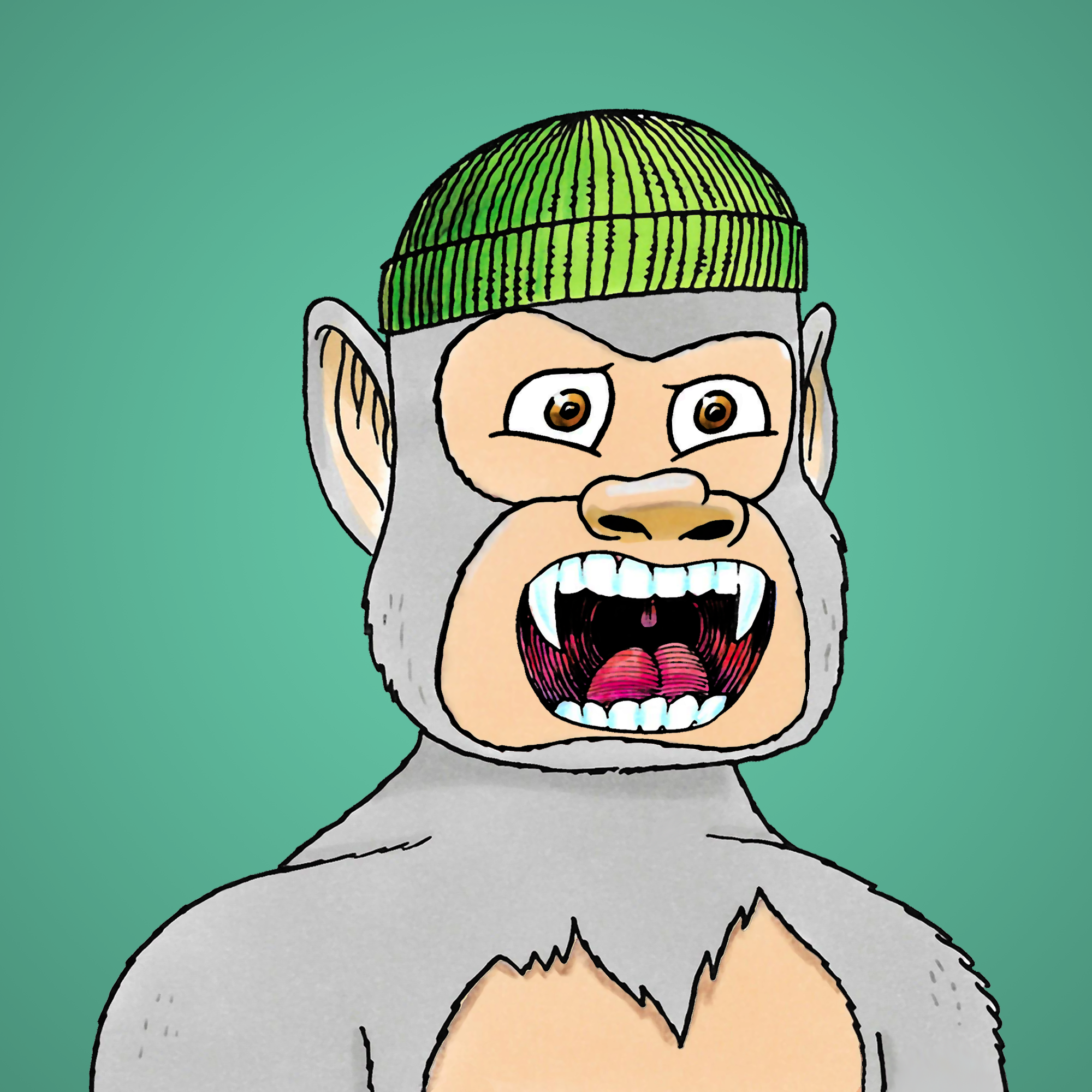 George Trosley - Jungle Freaks - Jungle Freak 889 - NFT # 889