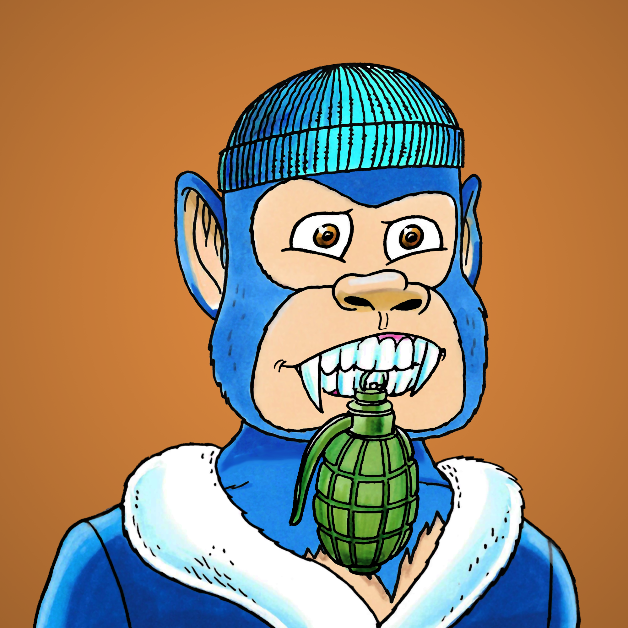 George Trosley - Jungle Freaks - Jungle Freak 8891 - NFT # 8891