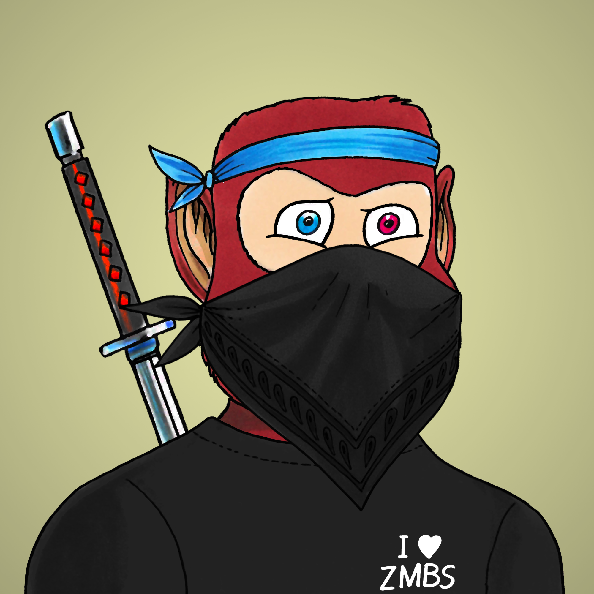 George Trosley - Jungle Freaks - Jungle Freak 8894 - NFT # 8894