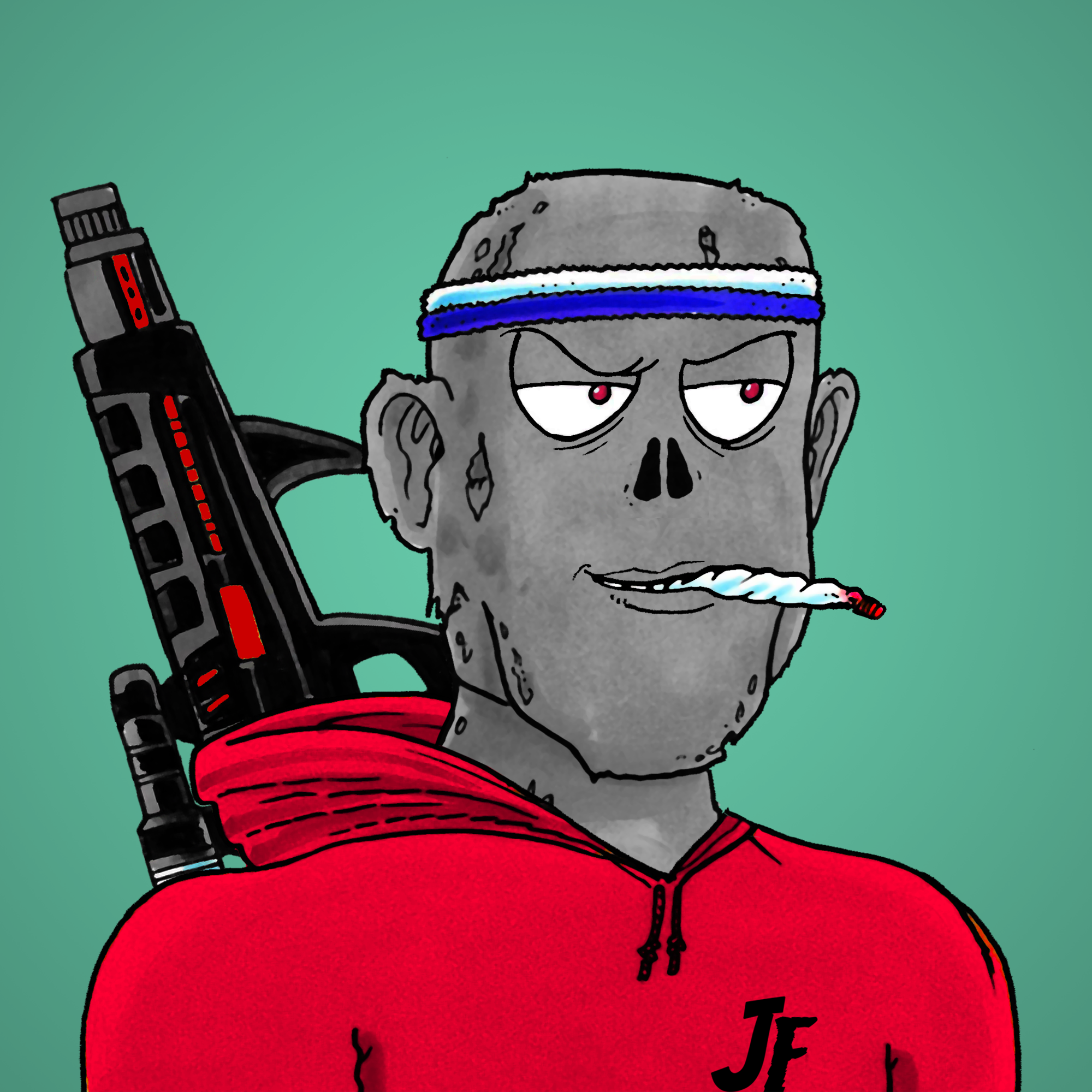 George Trosley - Jungle Freaks - Jungle Freak 8895 - NFT # 8895