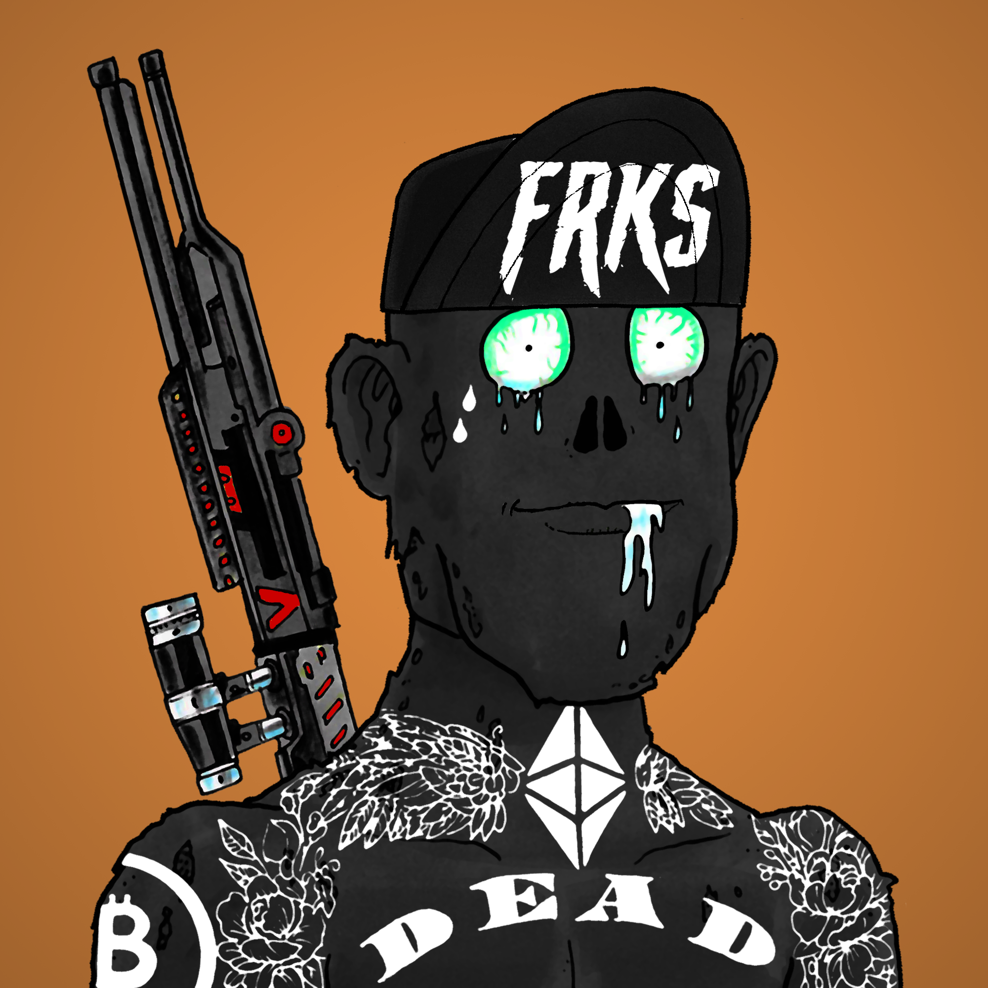 George Trosley - Jungle Freaks - Jungle Freak 8896 - NFT # 8896