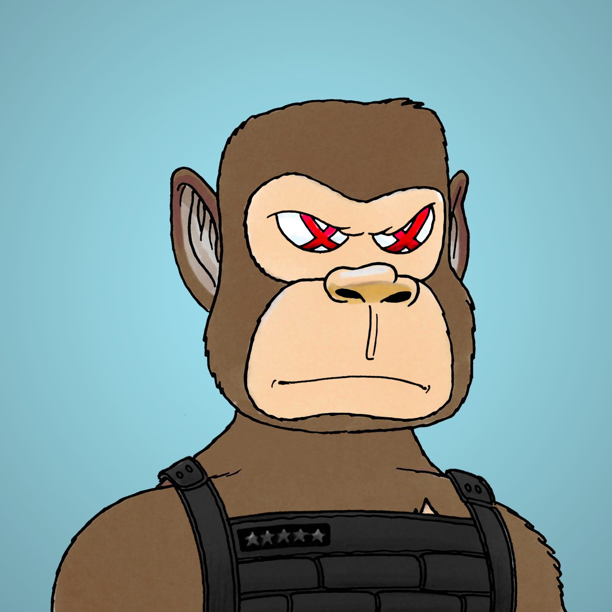 George Trosley - Jungle Freaks - Jungle Freak 8897 - NFT # 8897