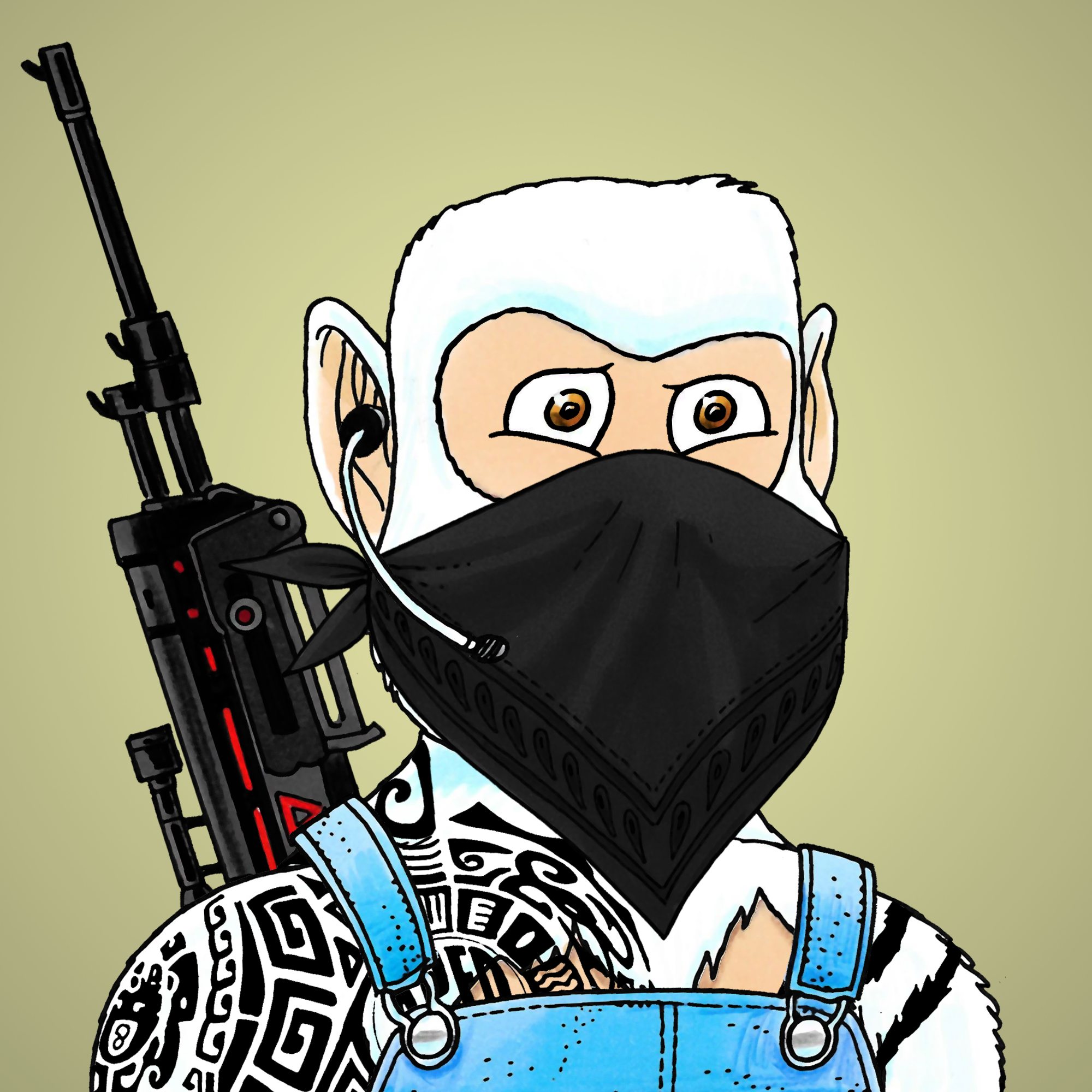 George Trosley - Jungle Freaks - Jungle Freak 8902 - NFT # 8902