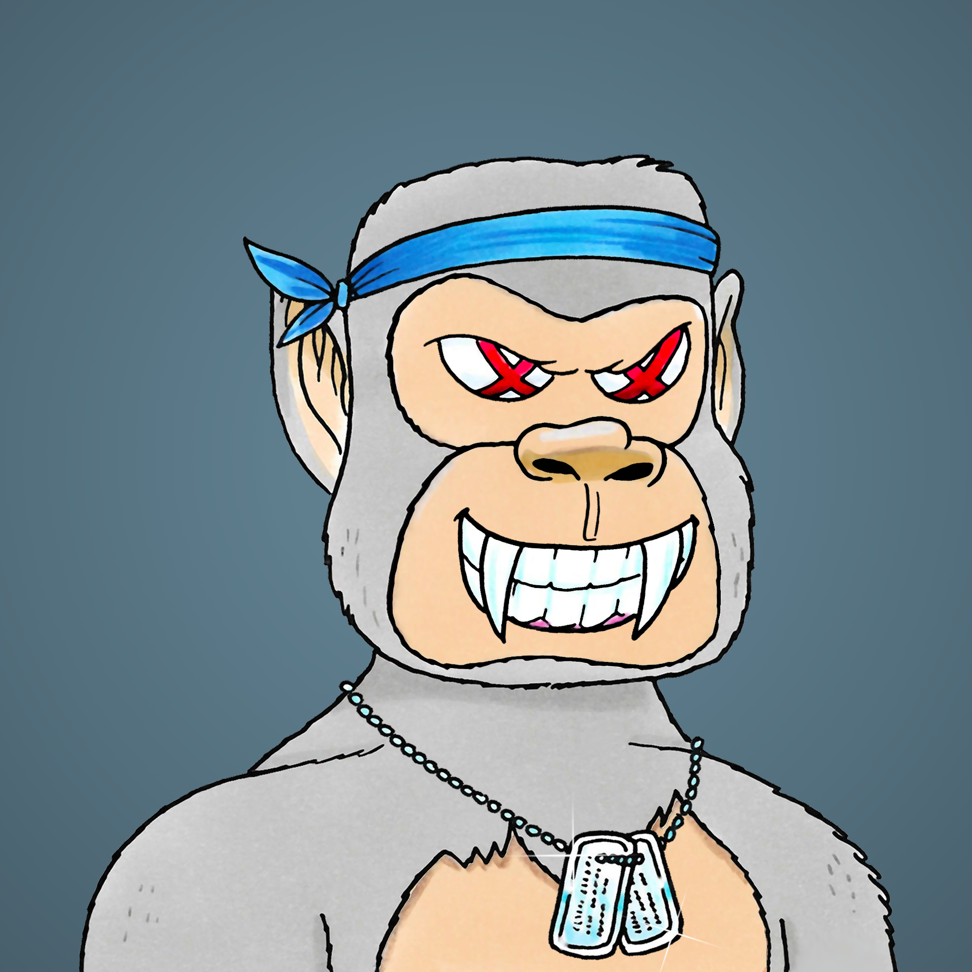 George Trosley - Jungle Freaks - Jungle Freak 8905 - NFT # 8905