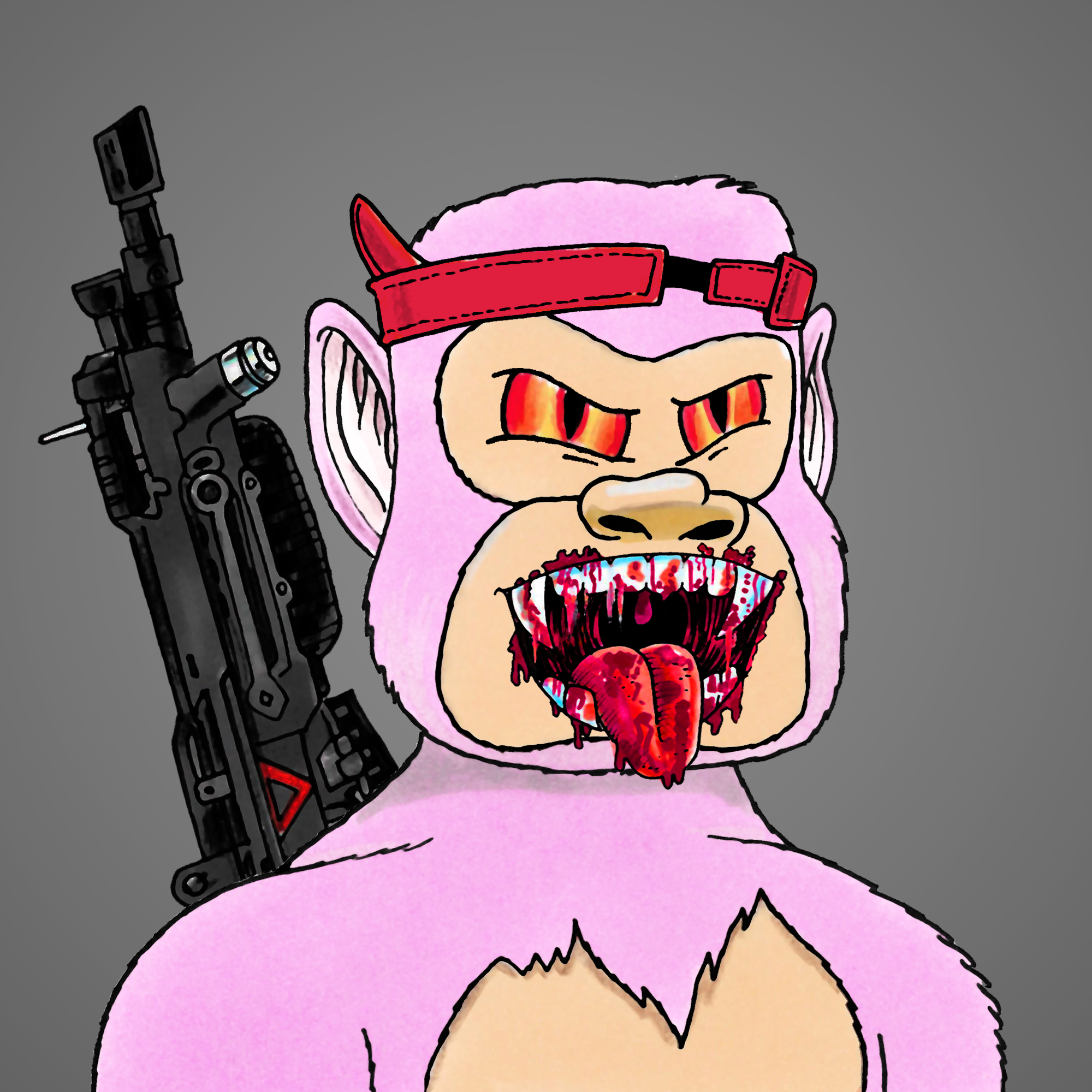 George Trosley - Jungle Freaks - Jungle Freak 891 - NFT # 891