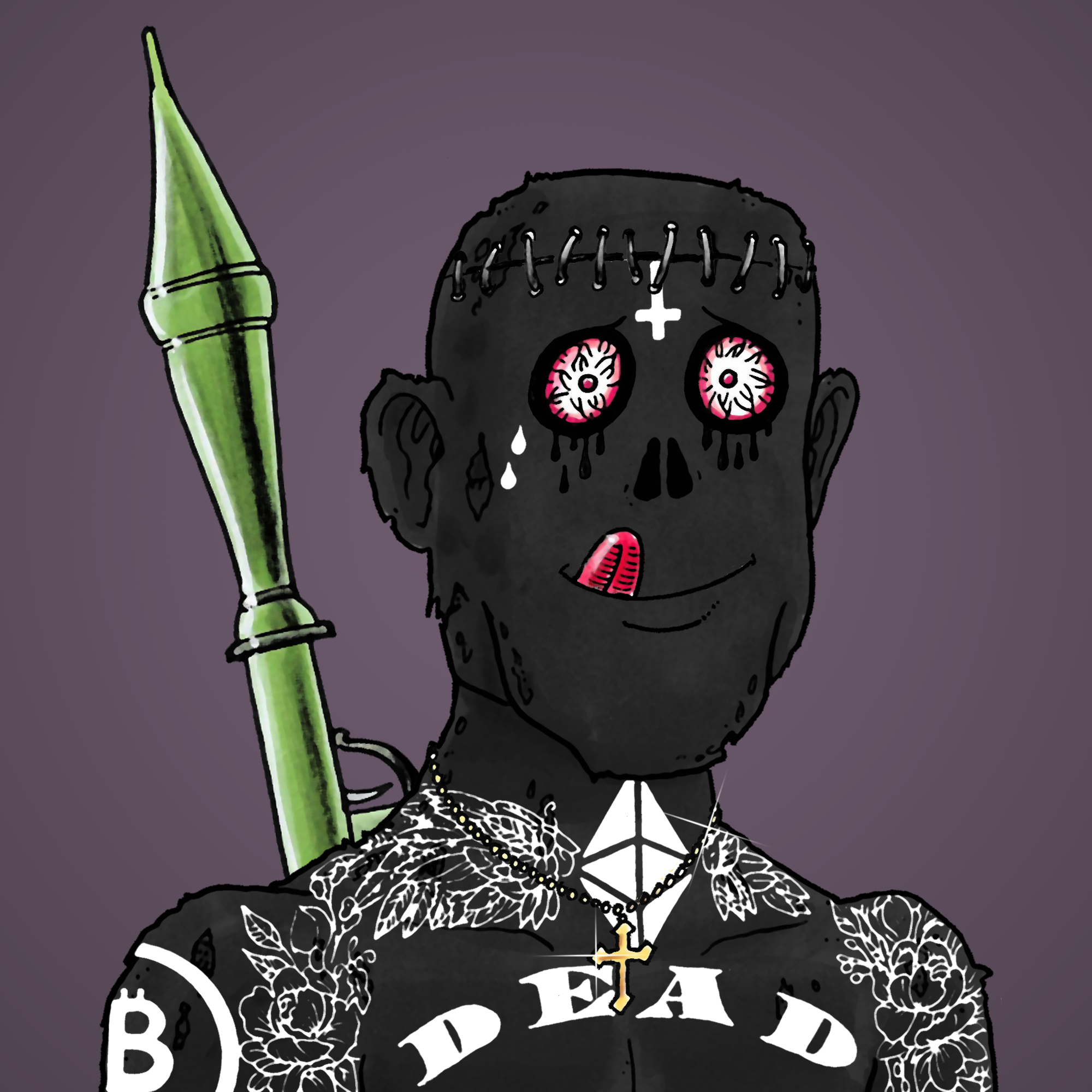 George Trosley - Jungle Freaks - Jungle Freak 8926 - NFT # 8926