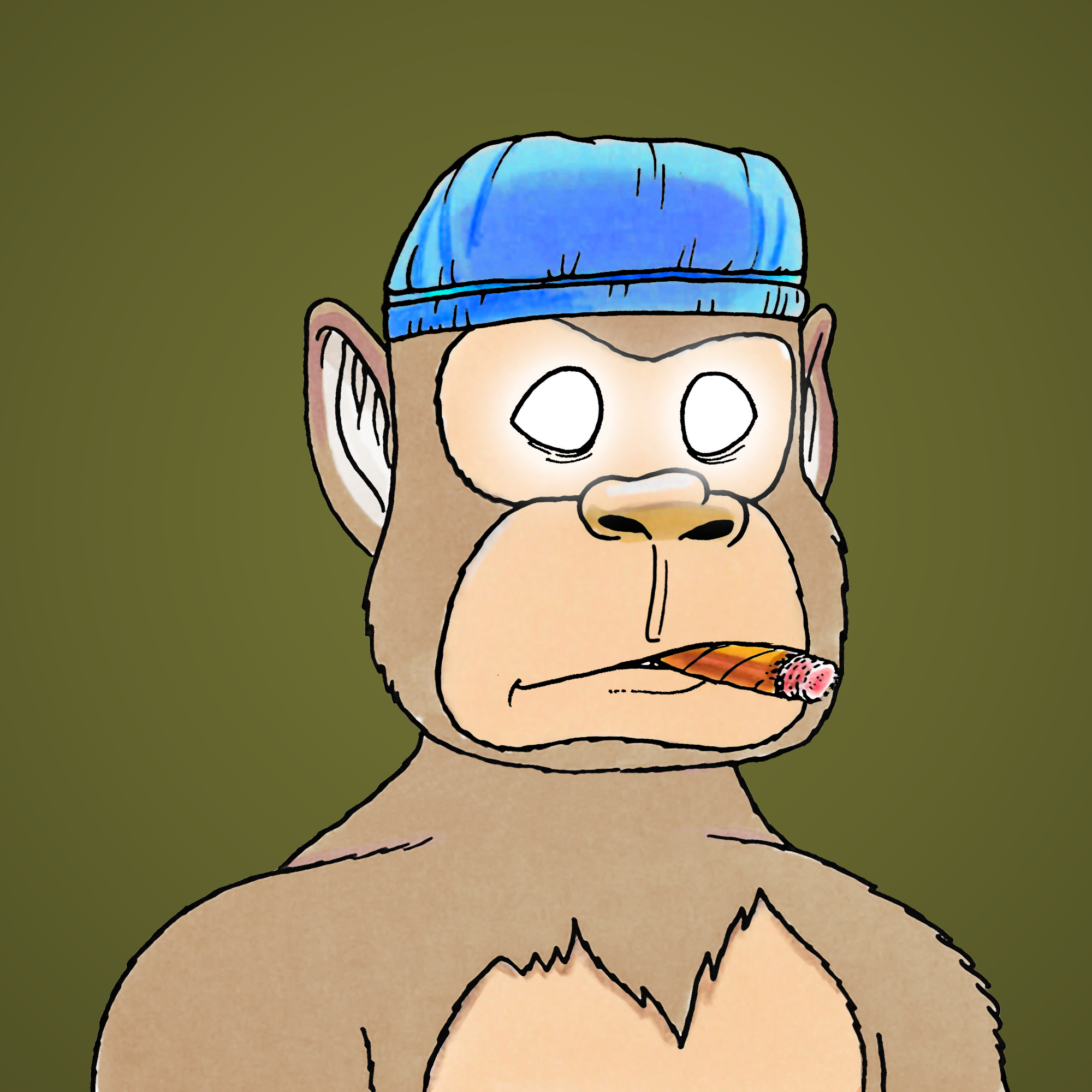 George Trosley - Jungle Freaks - Jungle Freak 8927 - NFT # 8927