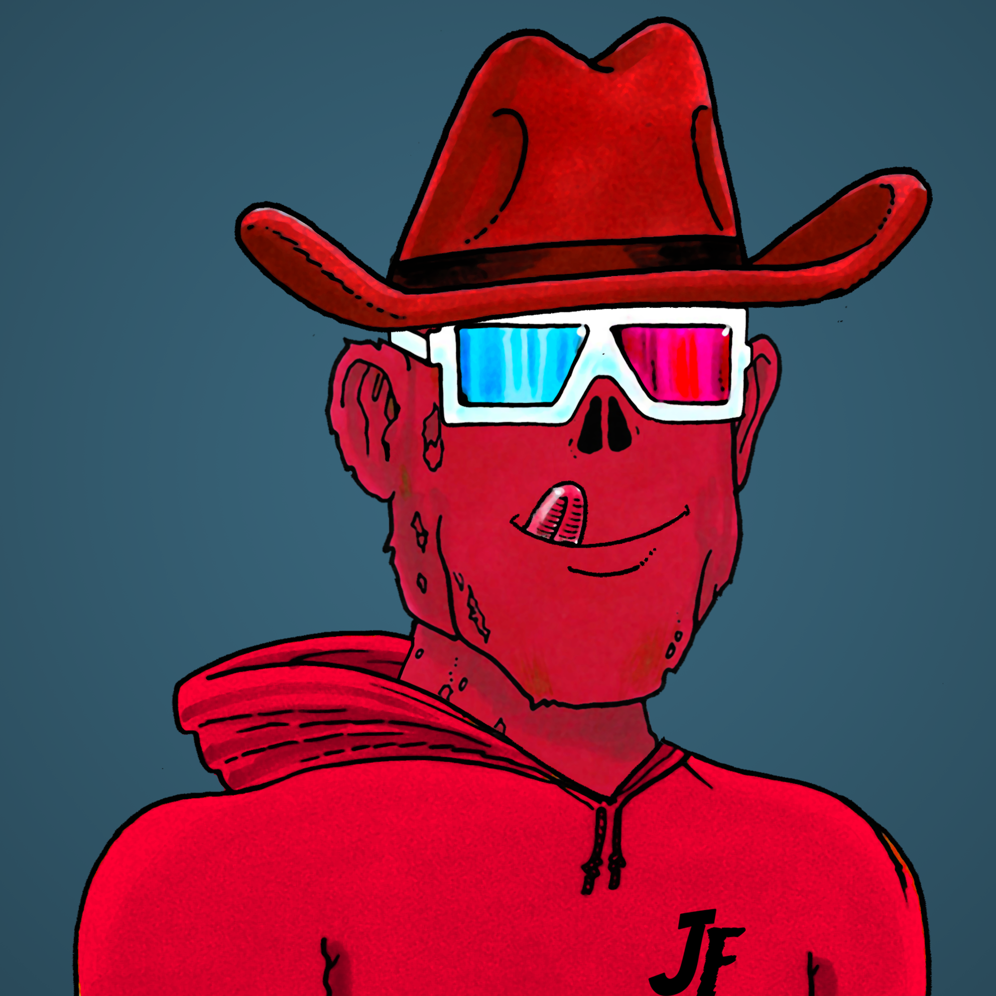 George Trosley - Jungle Freaks - Jungle Freak 8936 - NFT # 8936