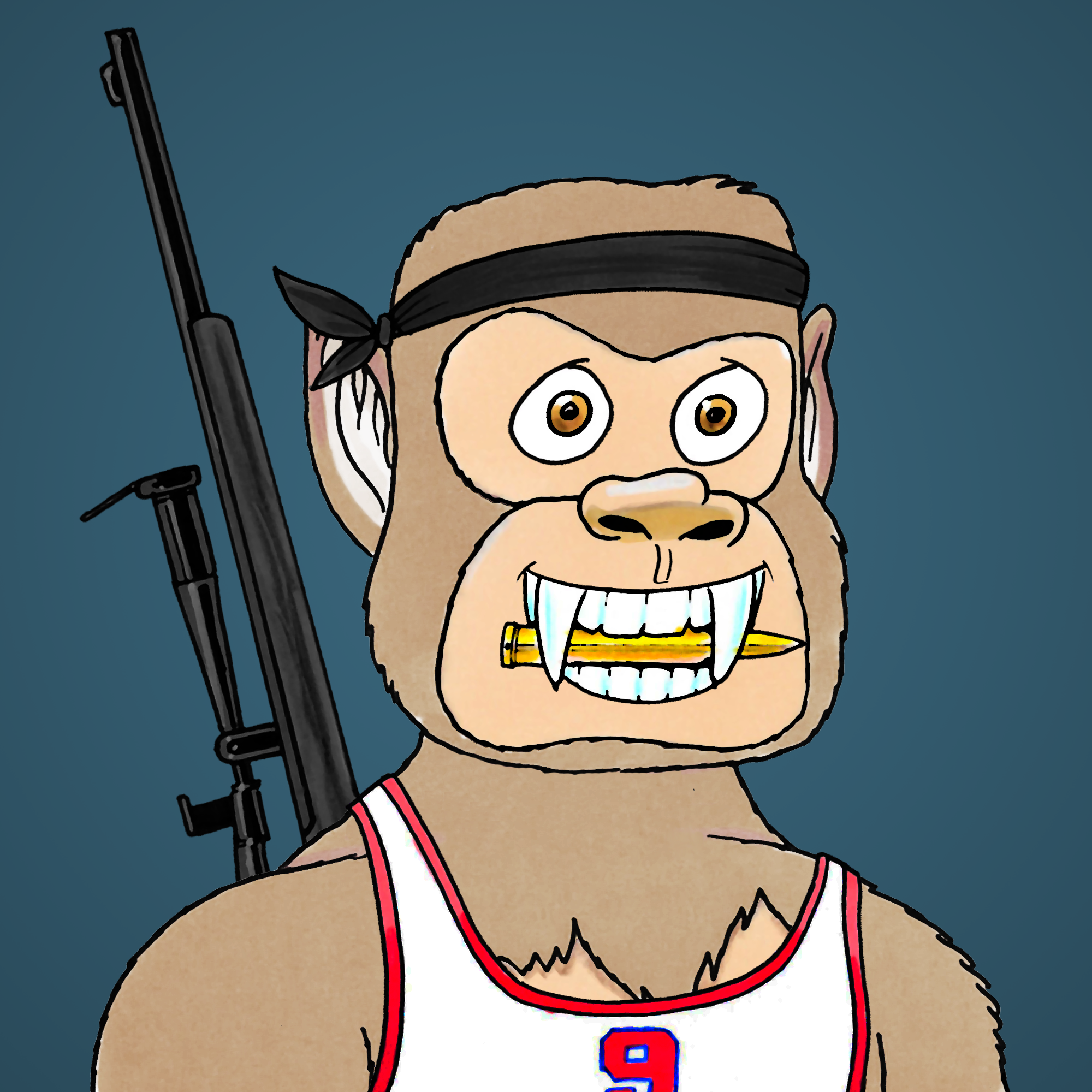 George Trosley - Jungle Freaks - Jungle Freak 8939 - NFT # 8939